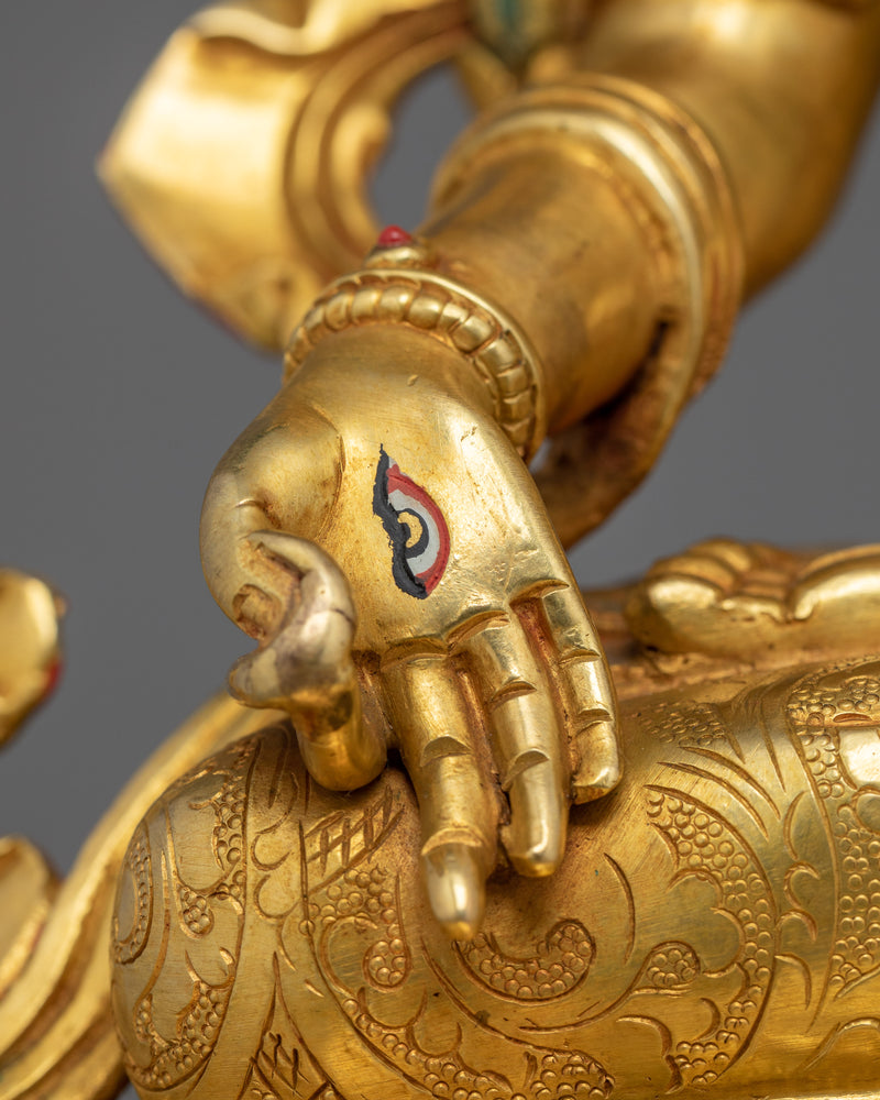 The Goddess of Longevity White Tara Statue | Buddhist Deity of Compassion