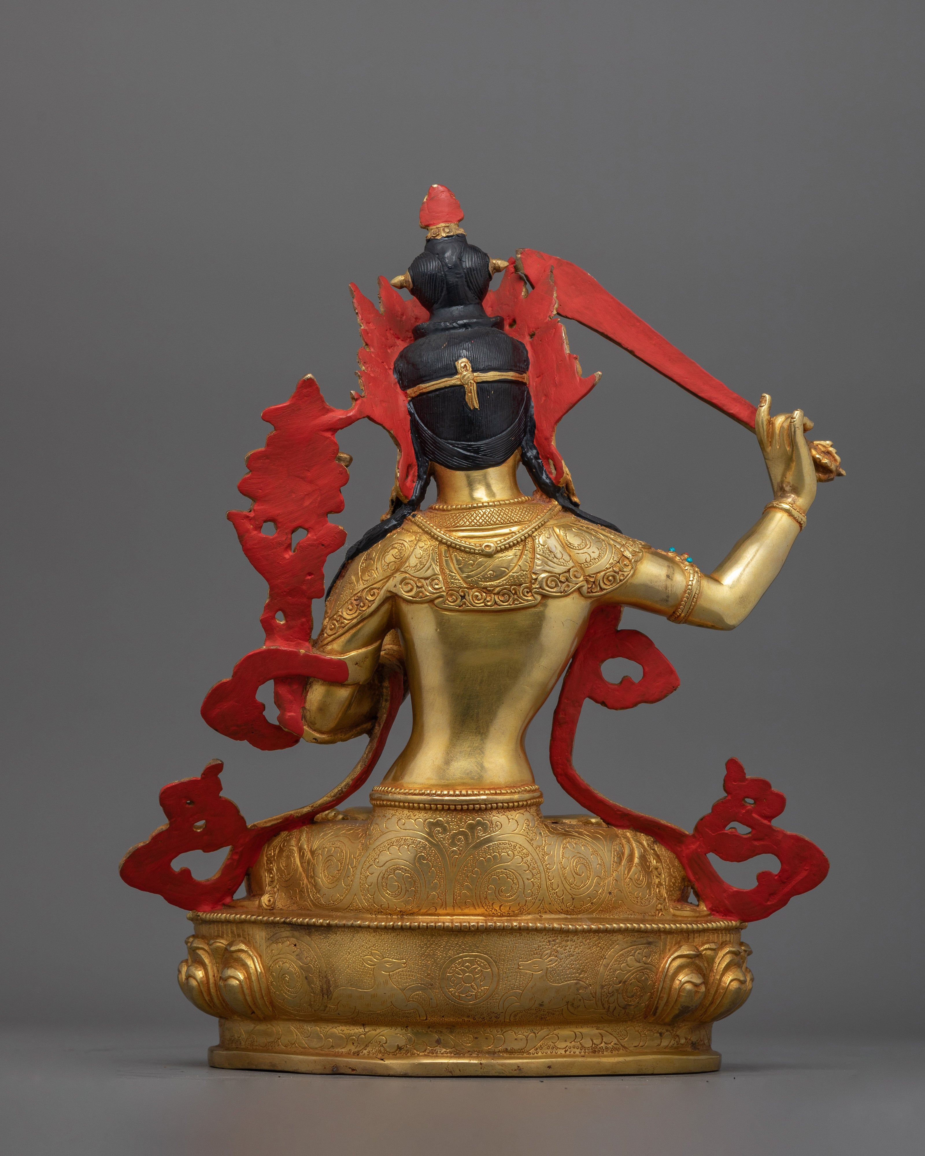 33cm Tibetan Scared Manjushri Statue | Wisdom and Knowledge