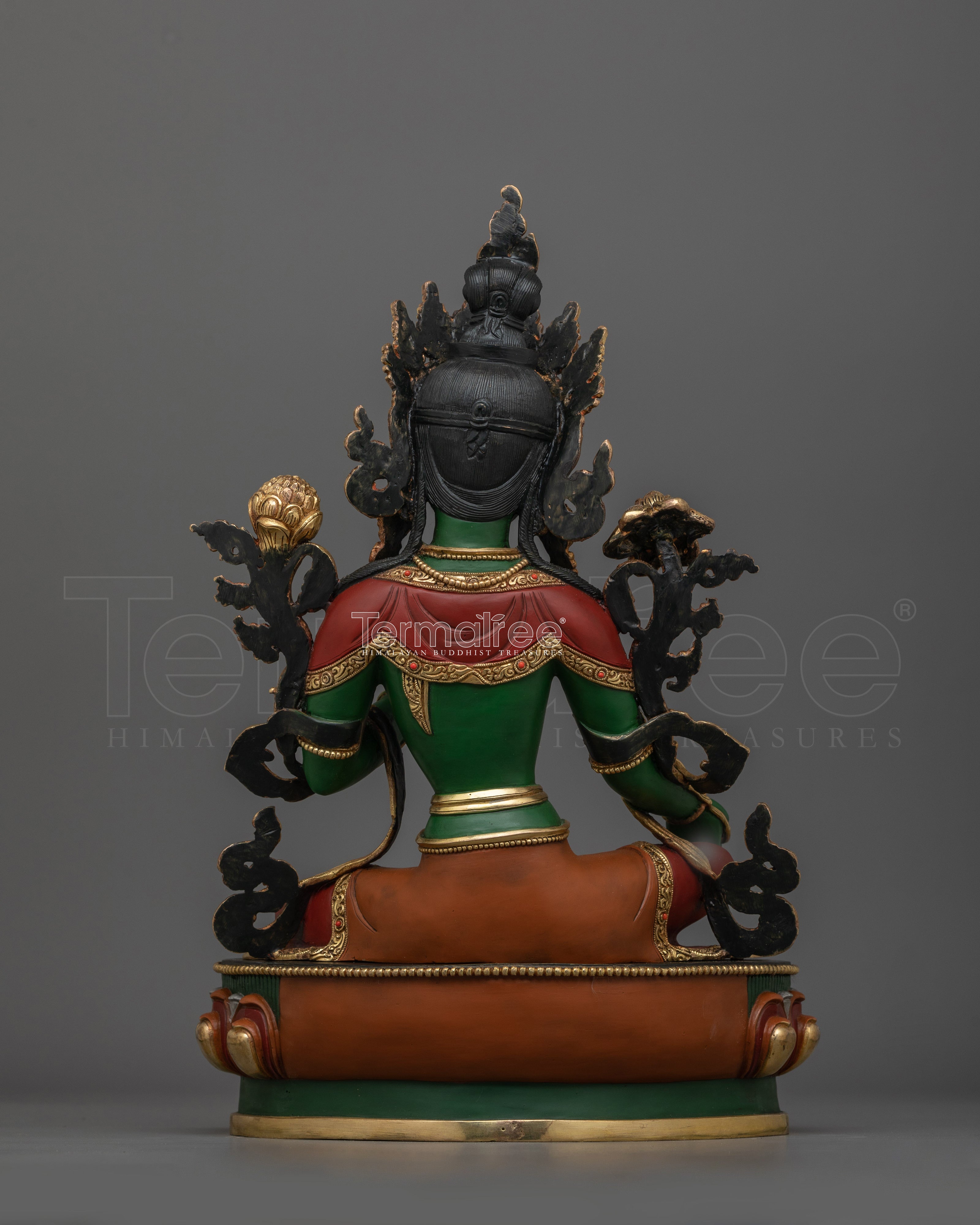 Symbol of Compassion Green Tara | Buddhist Art for Compassion and Enlightenment