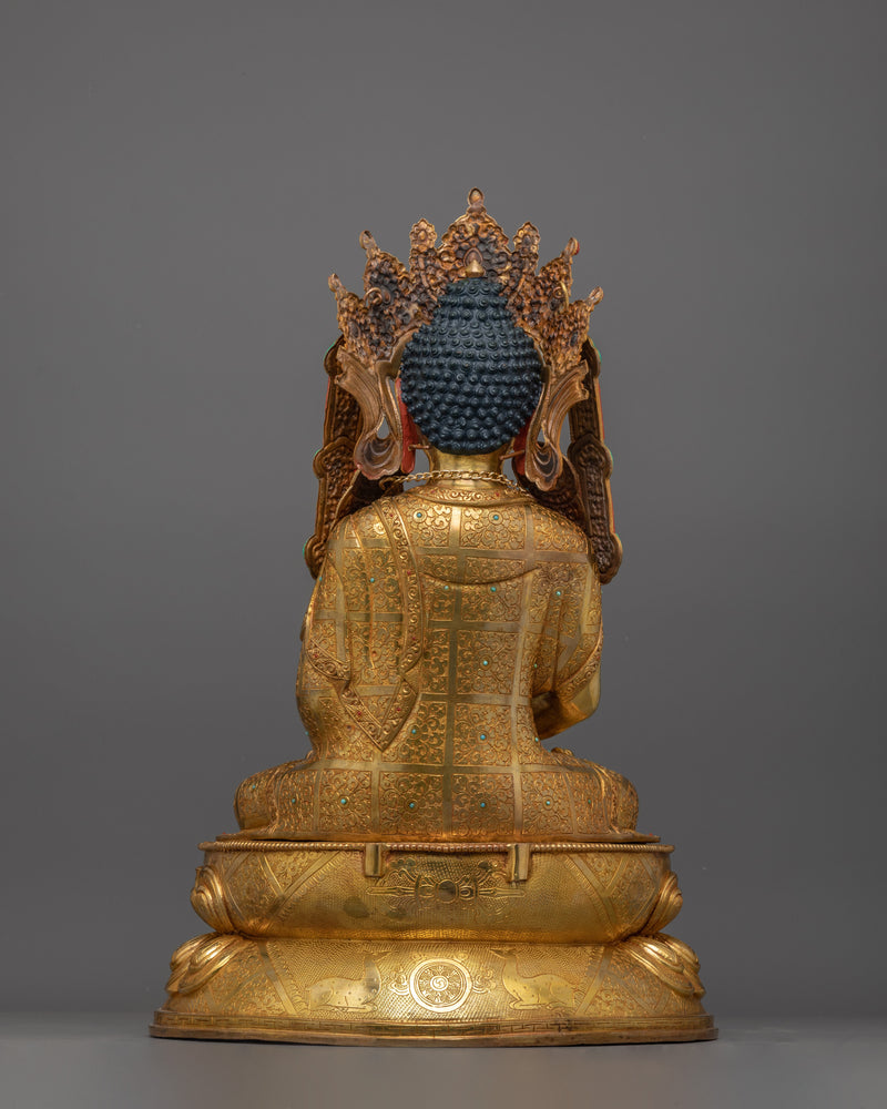 Sangay Amitabha Sculpture for Shrine | Infinite Light Buddha of Pure Land