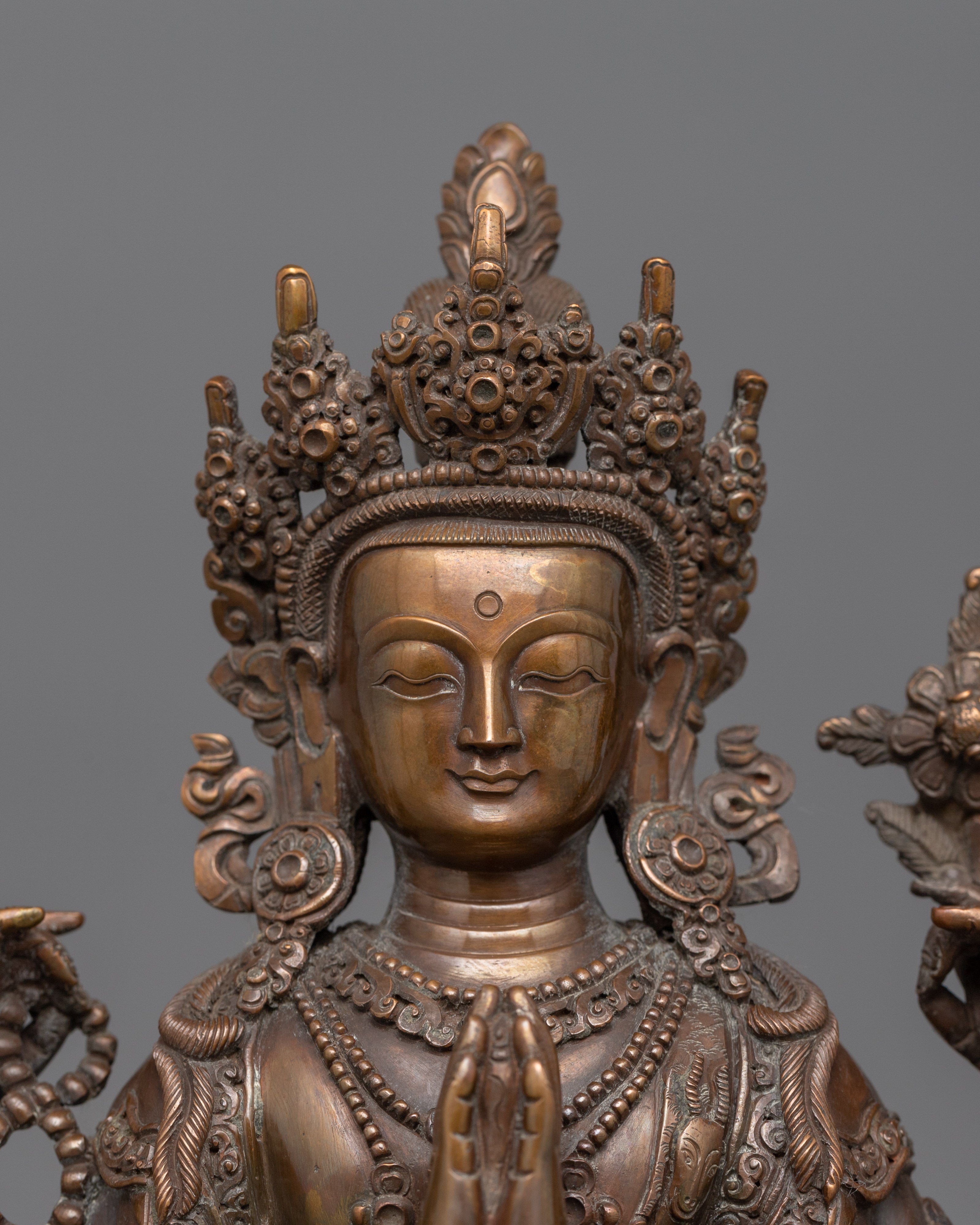 Small Chenrezig Statue | The Bodhisattva of Infinite Compassion