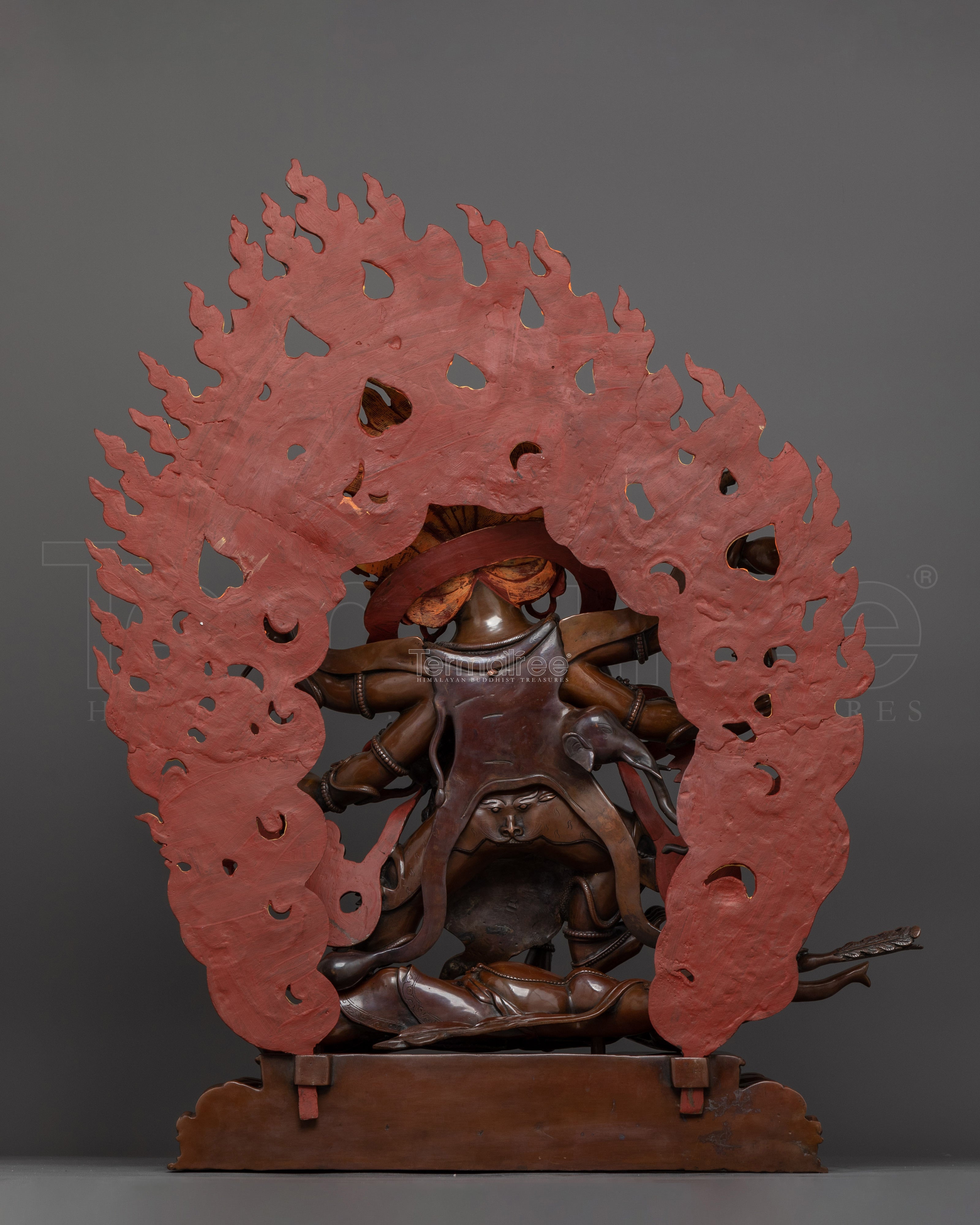Six Armed Mahakala Wrathful Protector Deity | Powerful Tibetan Protector Deity for Spiritual Practice