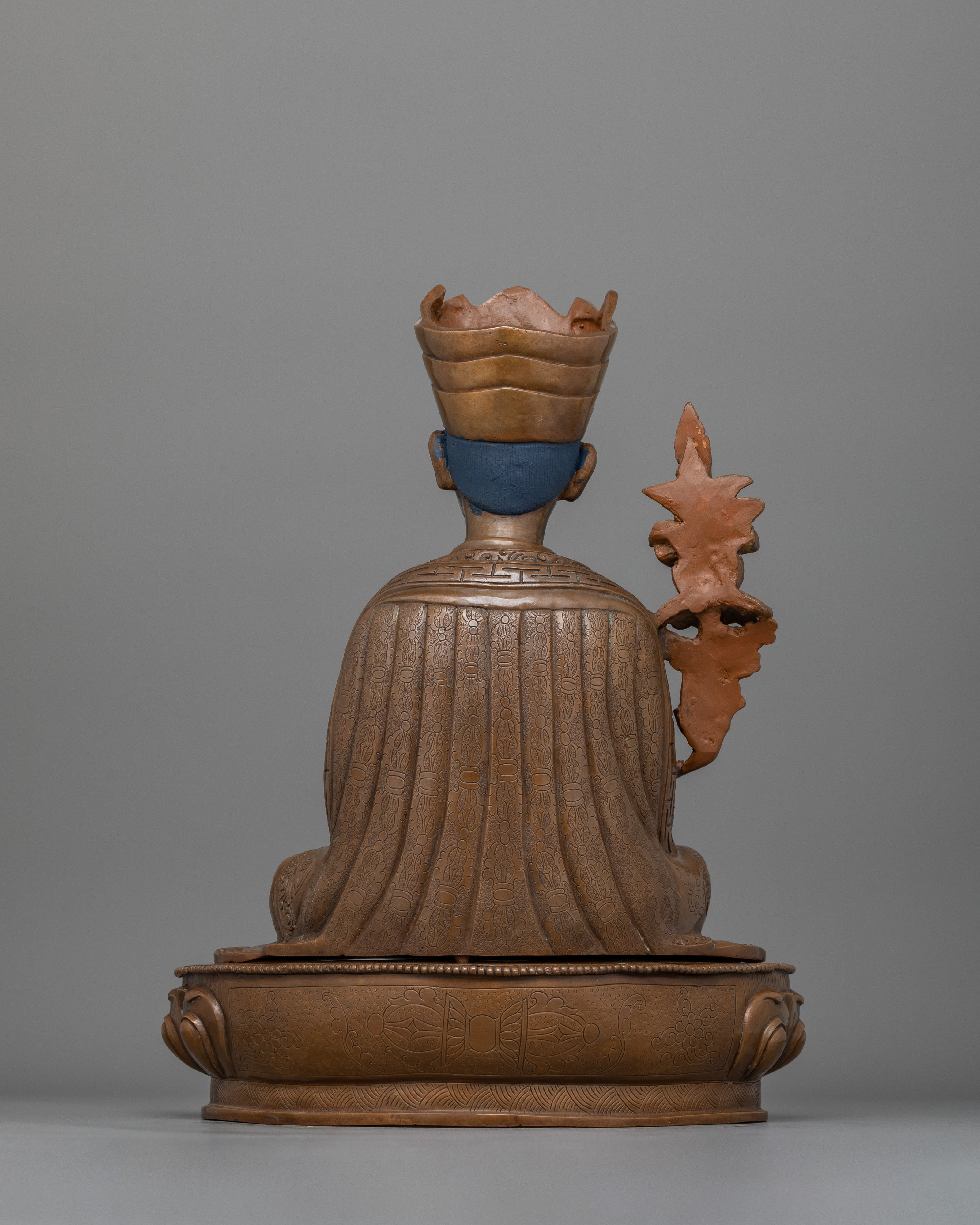 Wangchuk Dorje, 9th Karmapa Spiritual Leadership Statue | Compassionate Lama Artwork