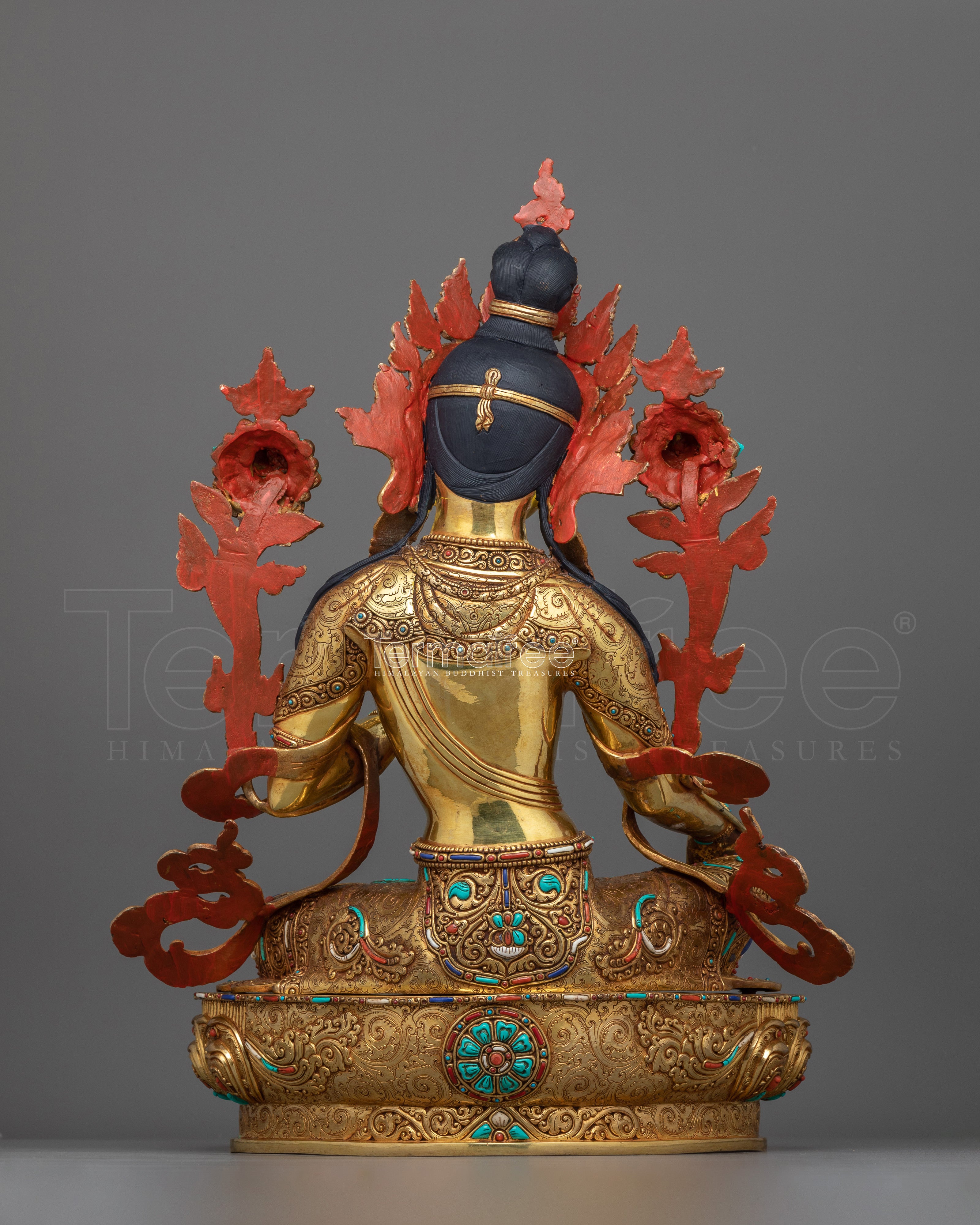 Goddess Green Tara Buddhist Art  Statue | The Lord and Refuge of The Three Realms