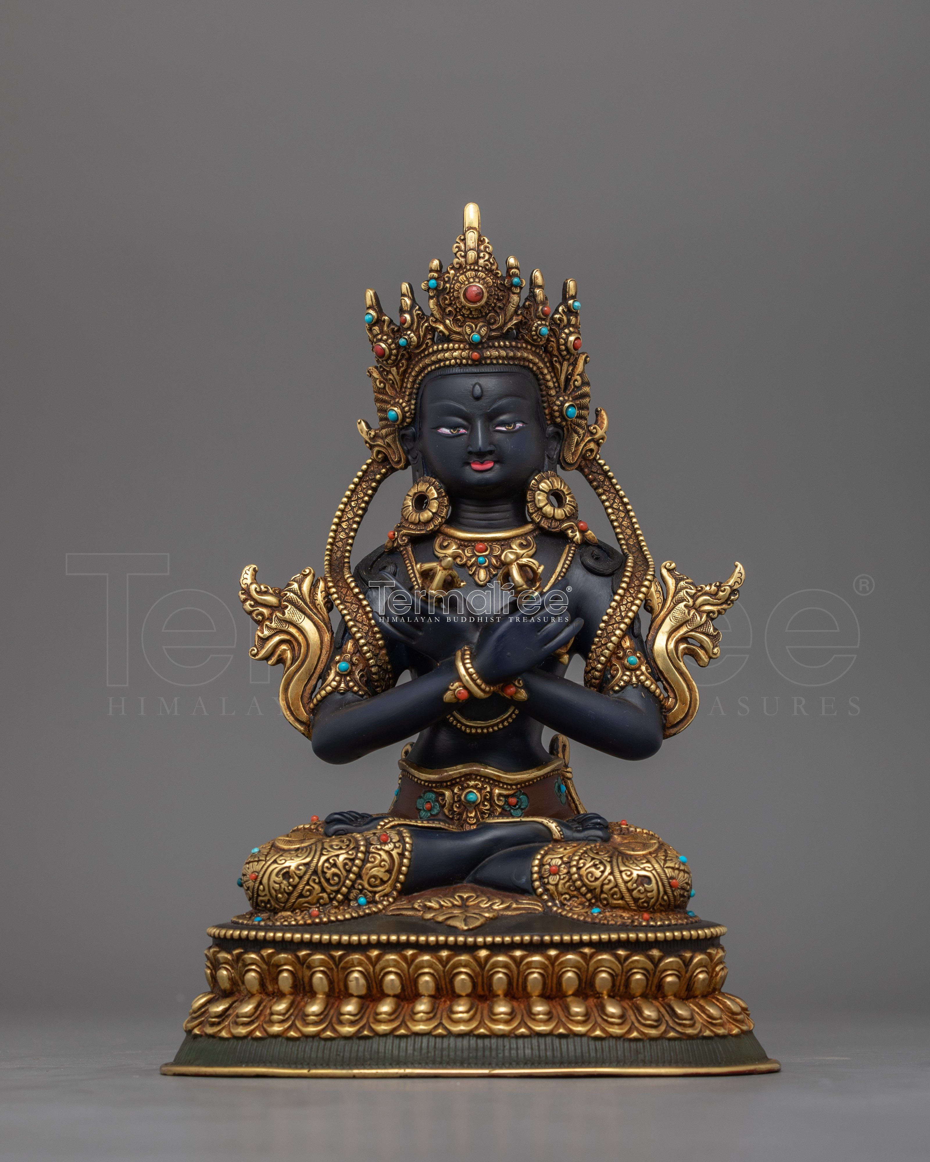 Buddhist Symbol of Vajradhara Tantra Buddha Figurine | Primordial Essence of Buddha’s Wisdom