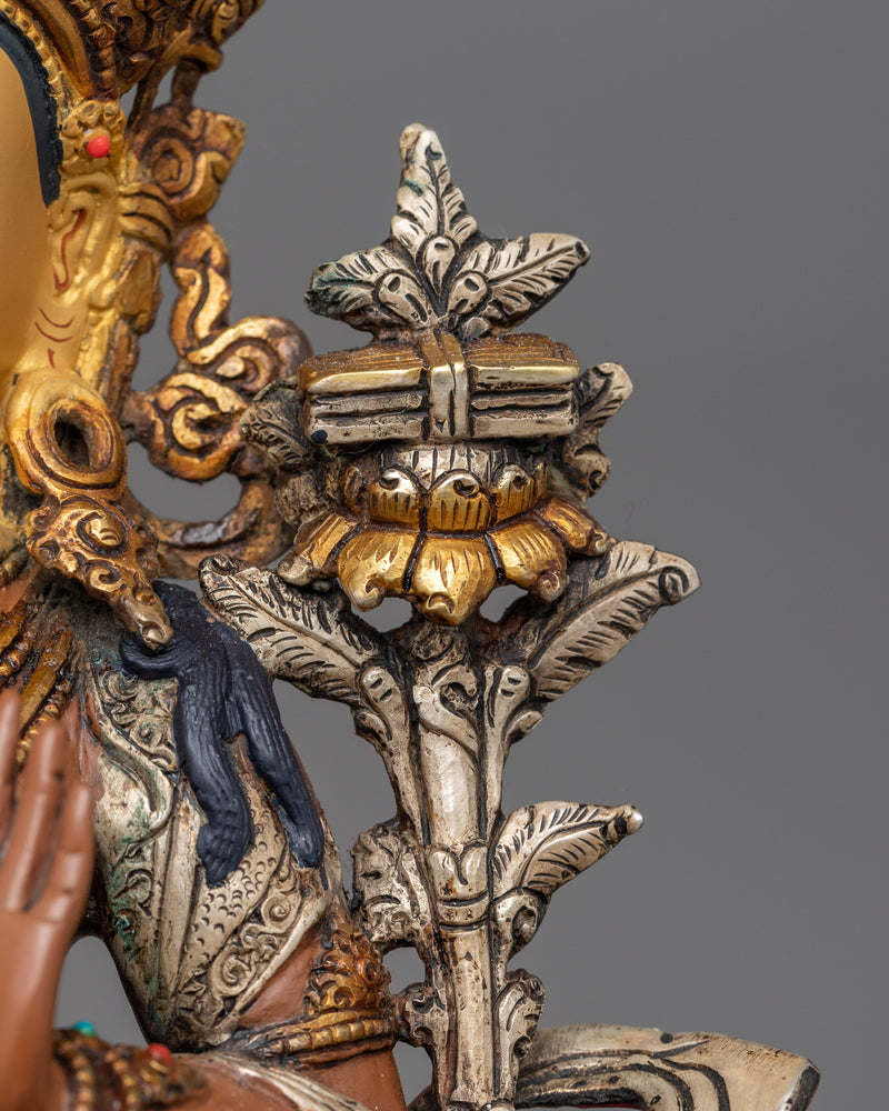 Manjushri Statue Zen Decor For Intellectual Clarity | Ideal for Spiritual Home Decor