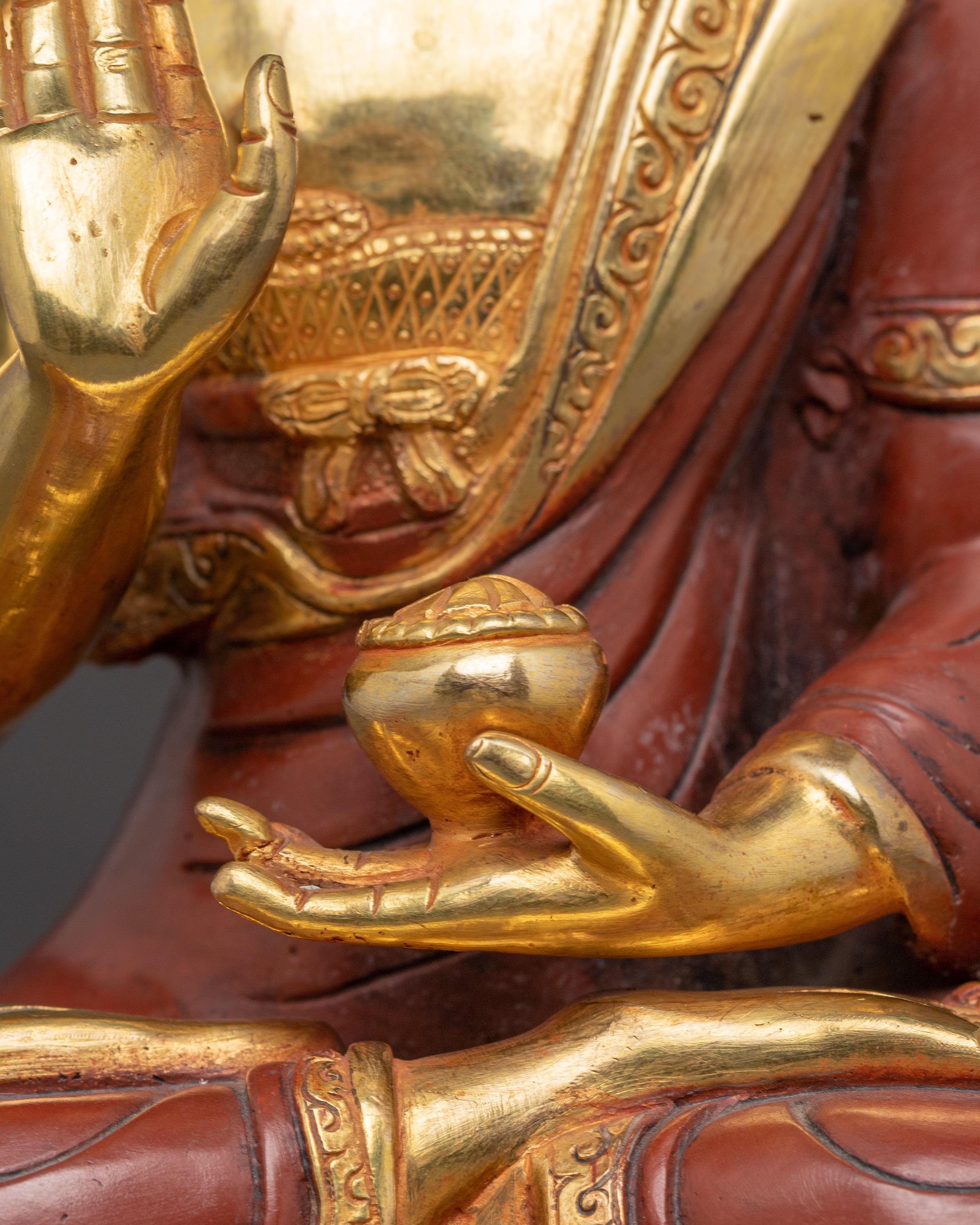Handmade Amoghasiddhi Artwork | Symbol of Boundless Wisdom