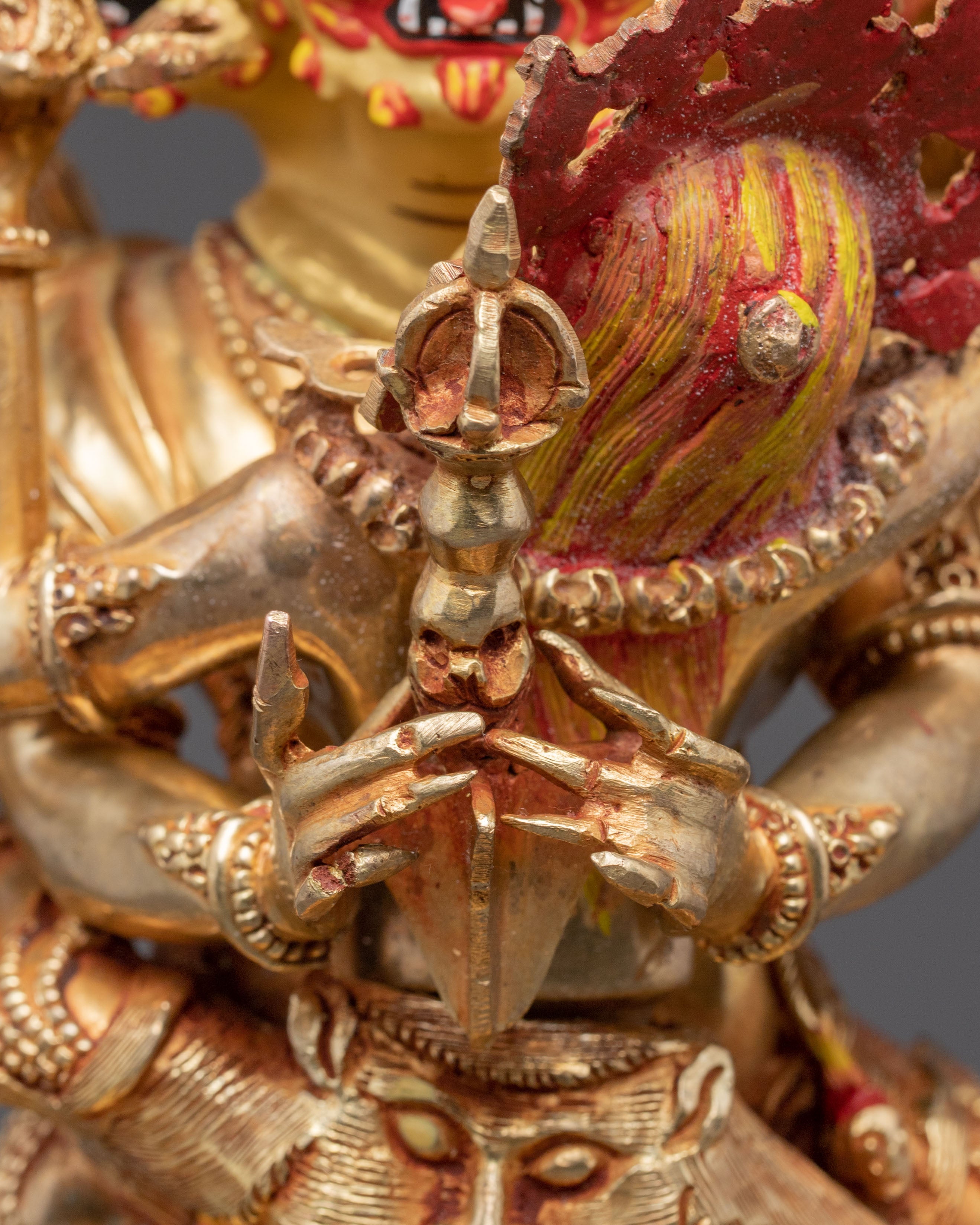 Wrathful Vajrakilaya Statue: Transmutation of Negativity