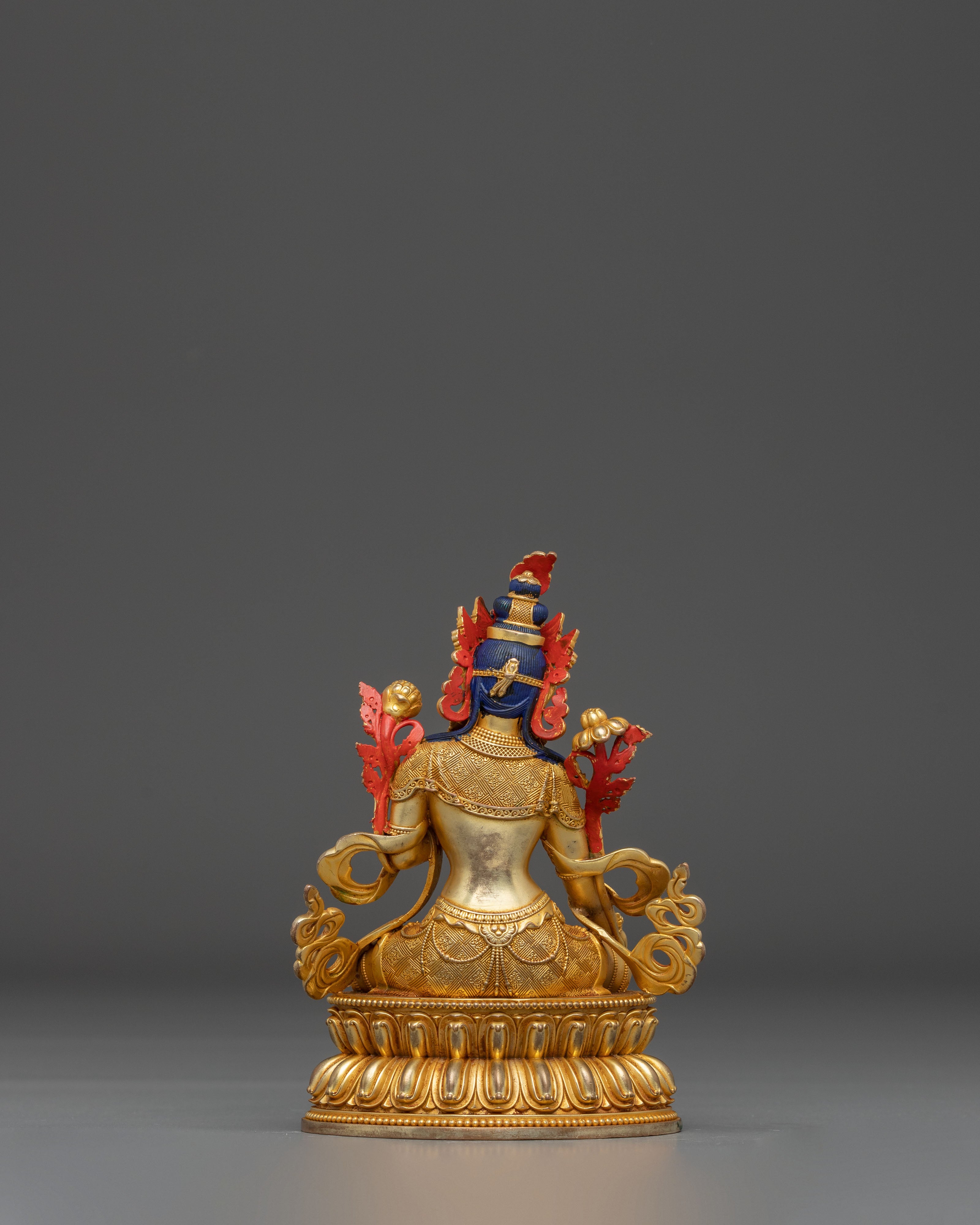 Handmade White Tara Statue: Goddess of Longevity and Healing