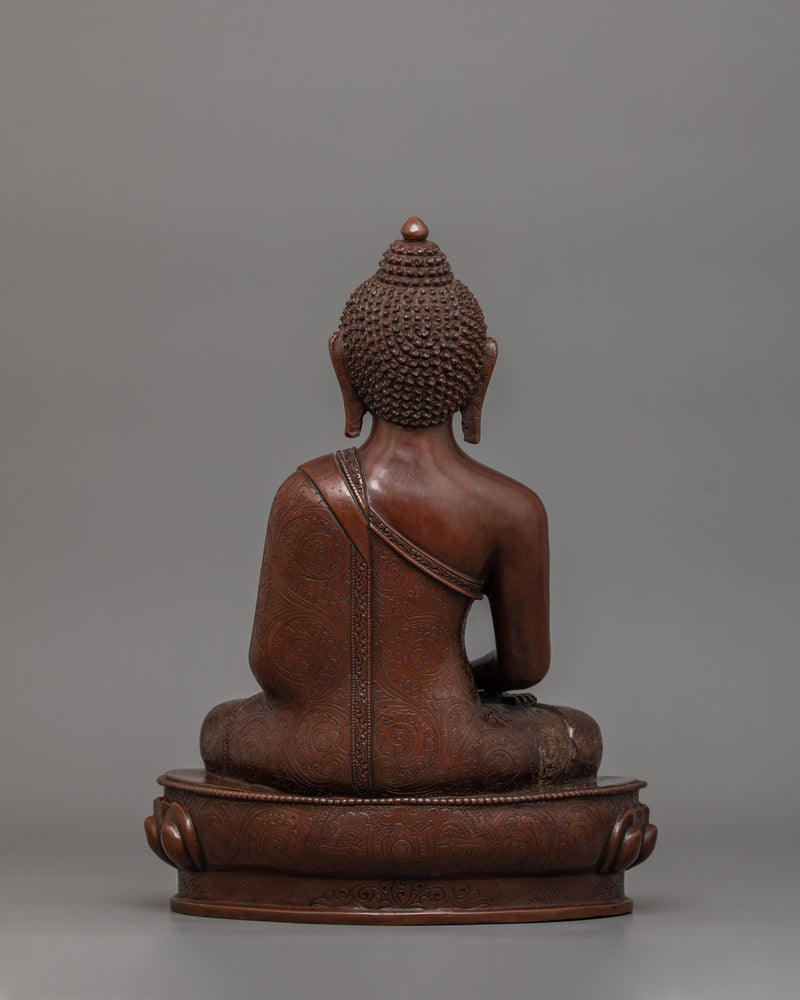 Brown Body Amitabha Buddha Statue  | Symbol of Boundless Compassion