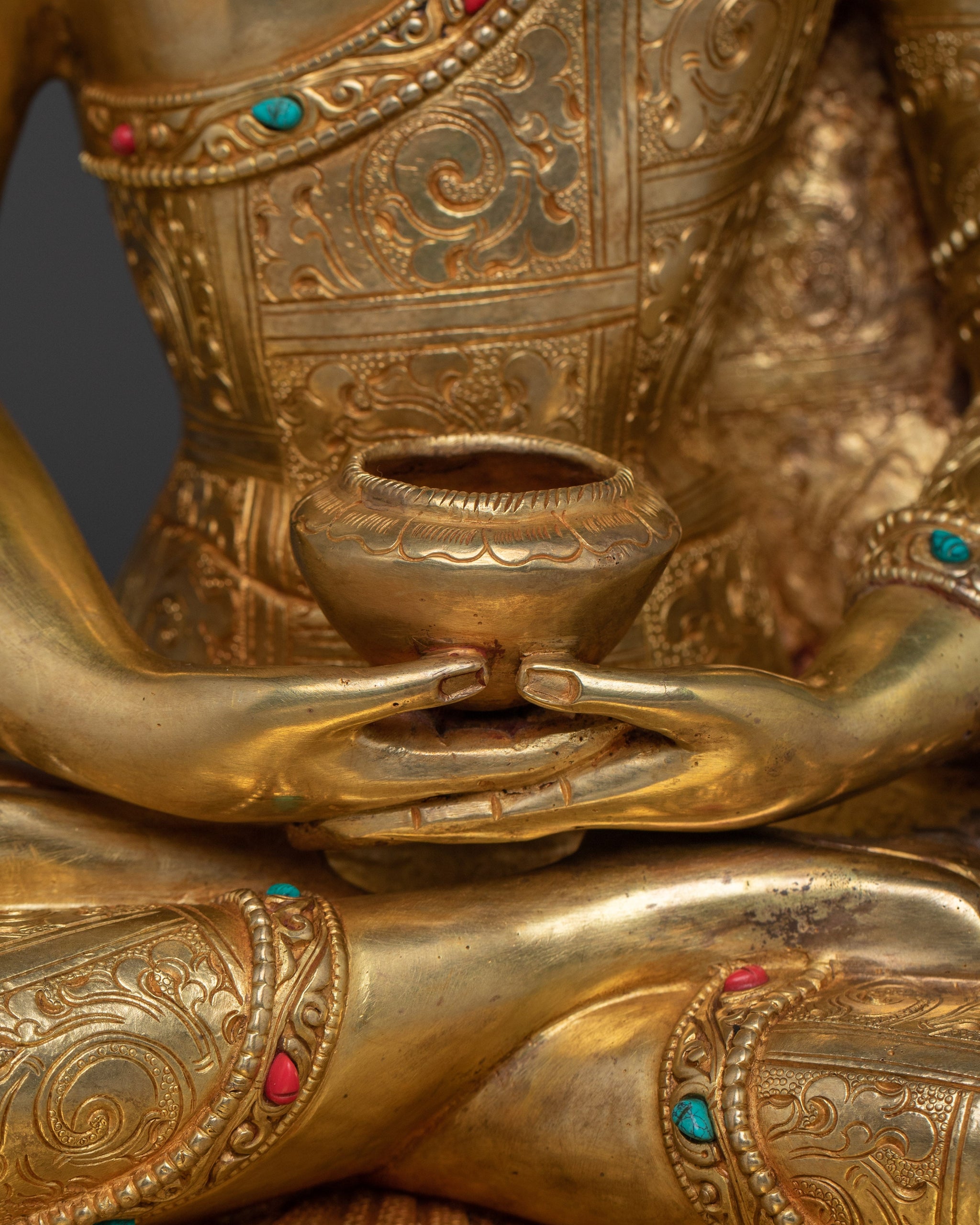 Peaceful Ruler Peaceful Amitabha Buddha Meditation Statue | Ruler of The Pure Land