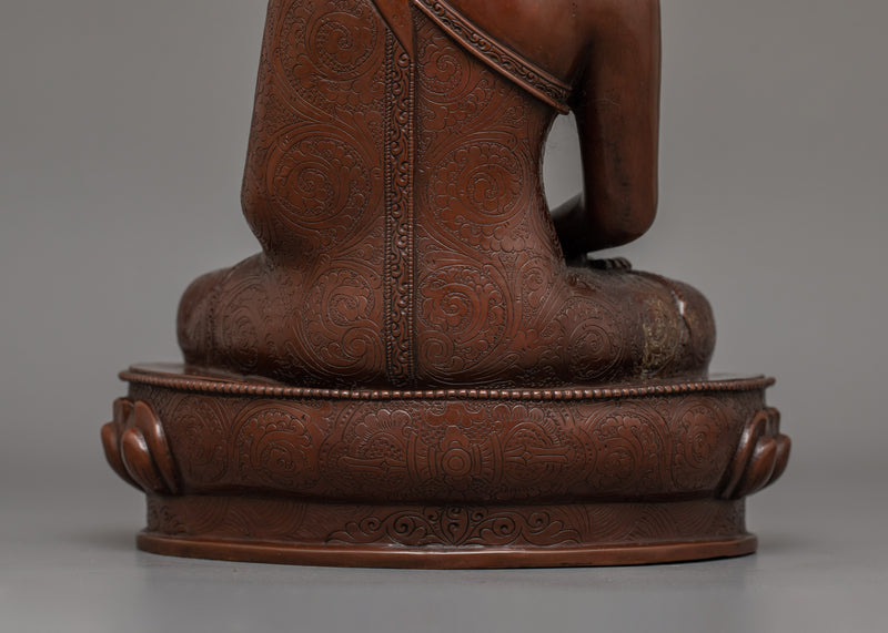 Brown Body Amitabha Buddha Statue  | Symbol of Boundless Compassion