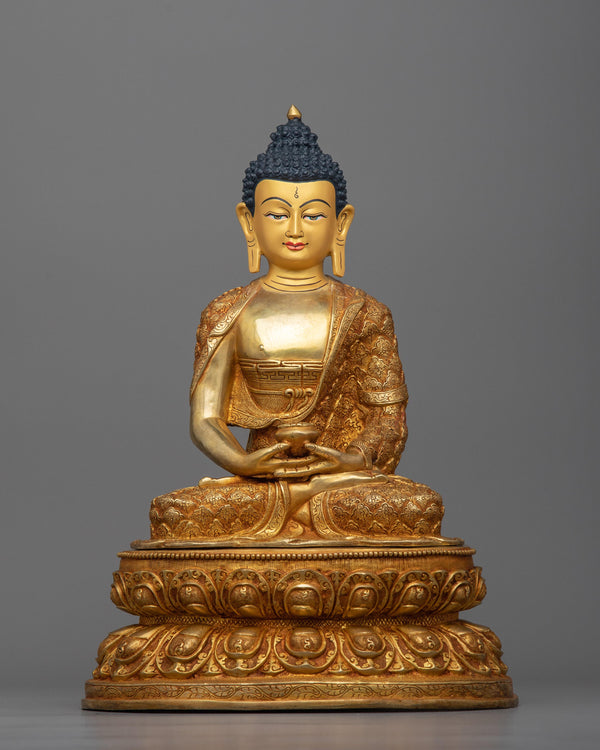 Beautiful carved amitabha-buddha