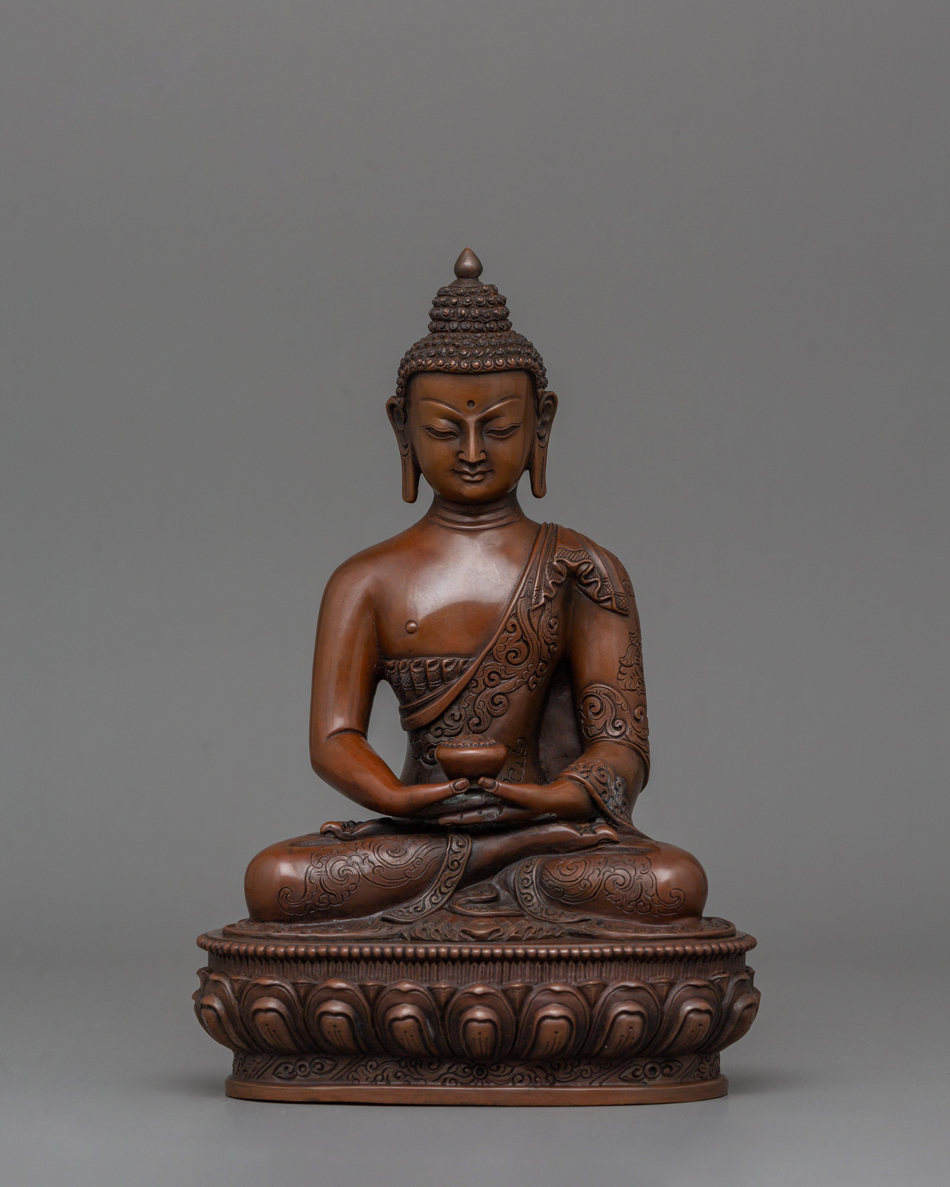 Amitabha Buddha Brown Body 