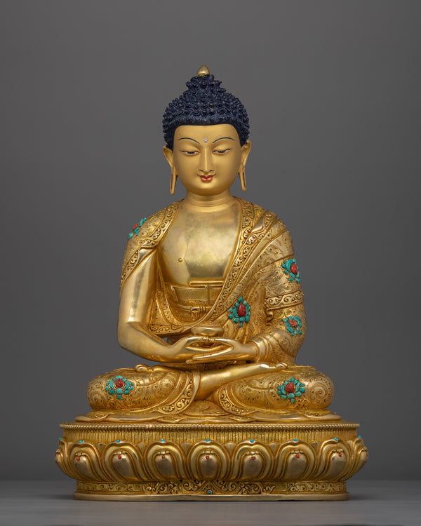 Tranquil Amitabha Buddha Dharma Statue | Limitless Light Pure Land Buddhism