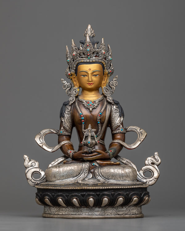 Buddha Amitayus Handmade Sculpture