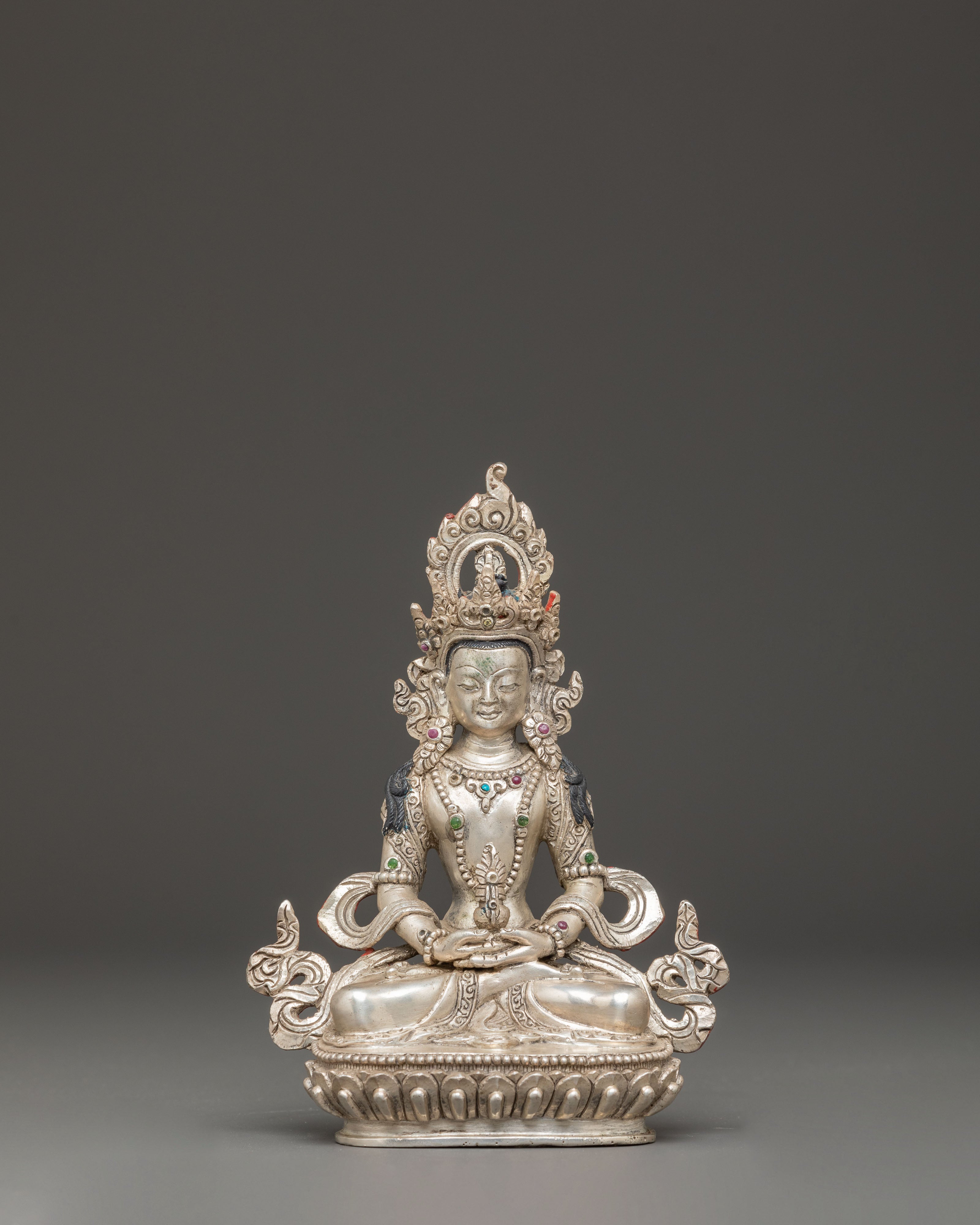 Amitayus Statue: Tibetan Buddha of Infinite Life