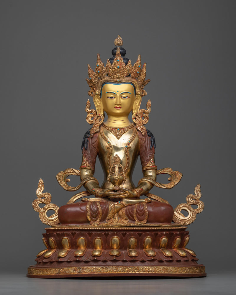 statue for amitayus-long-life-practice