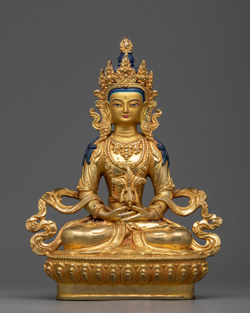 Amitayus Gold Statue