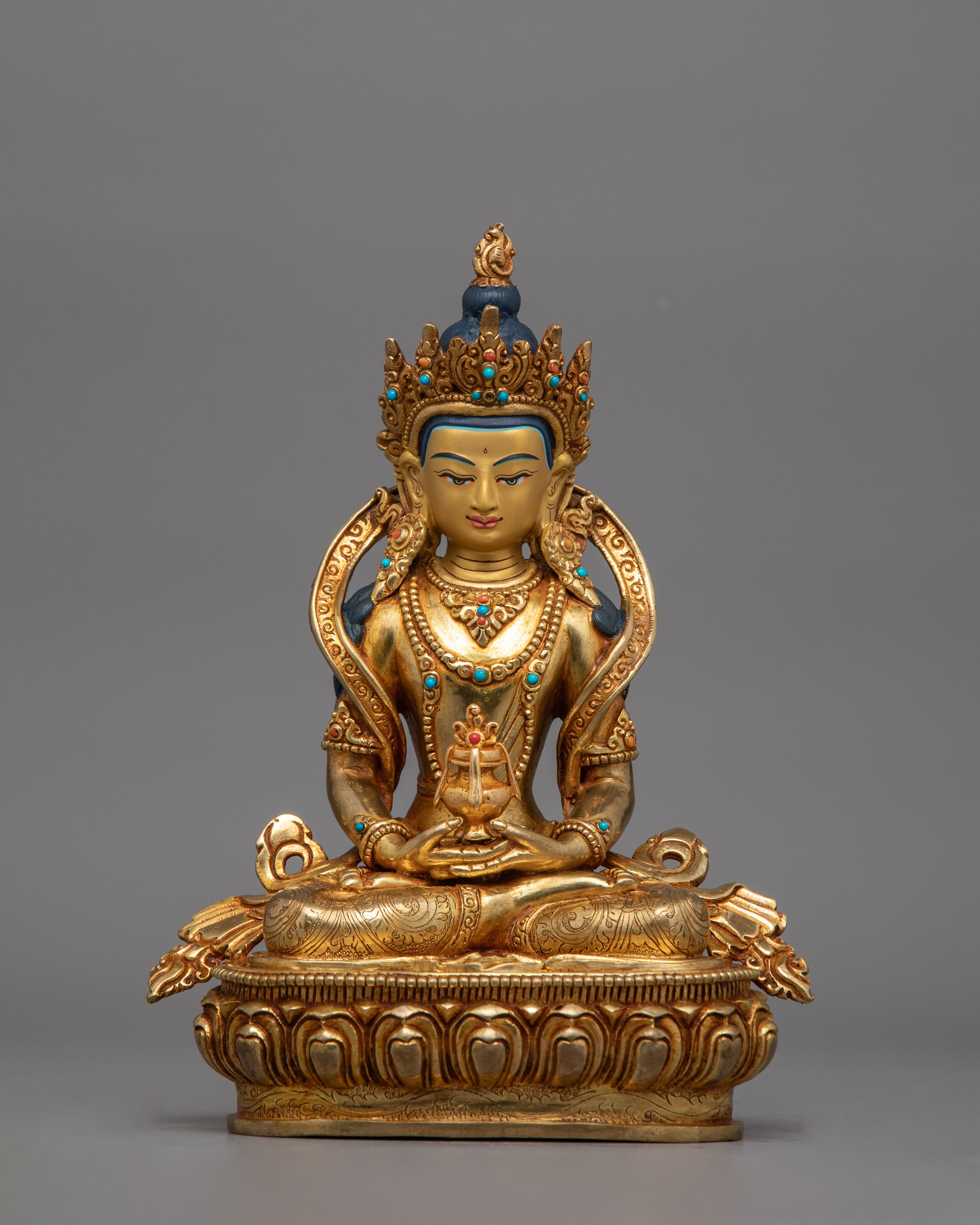 Meditating Deity Amitayus Figurine