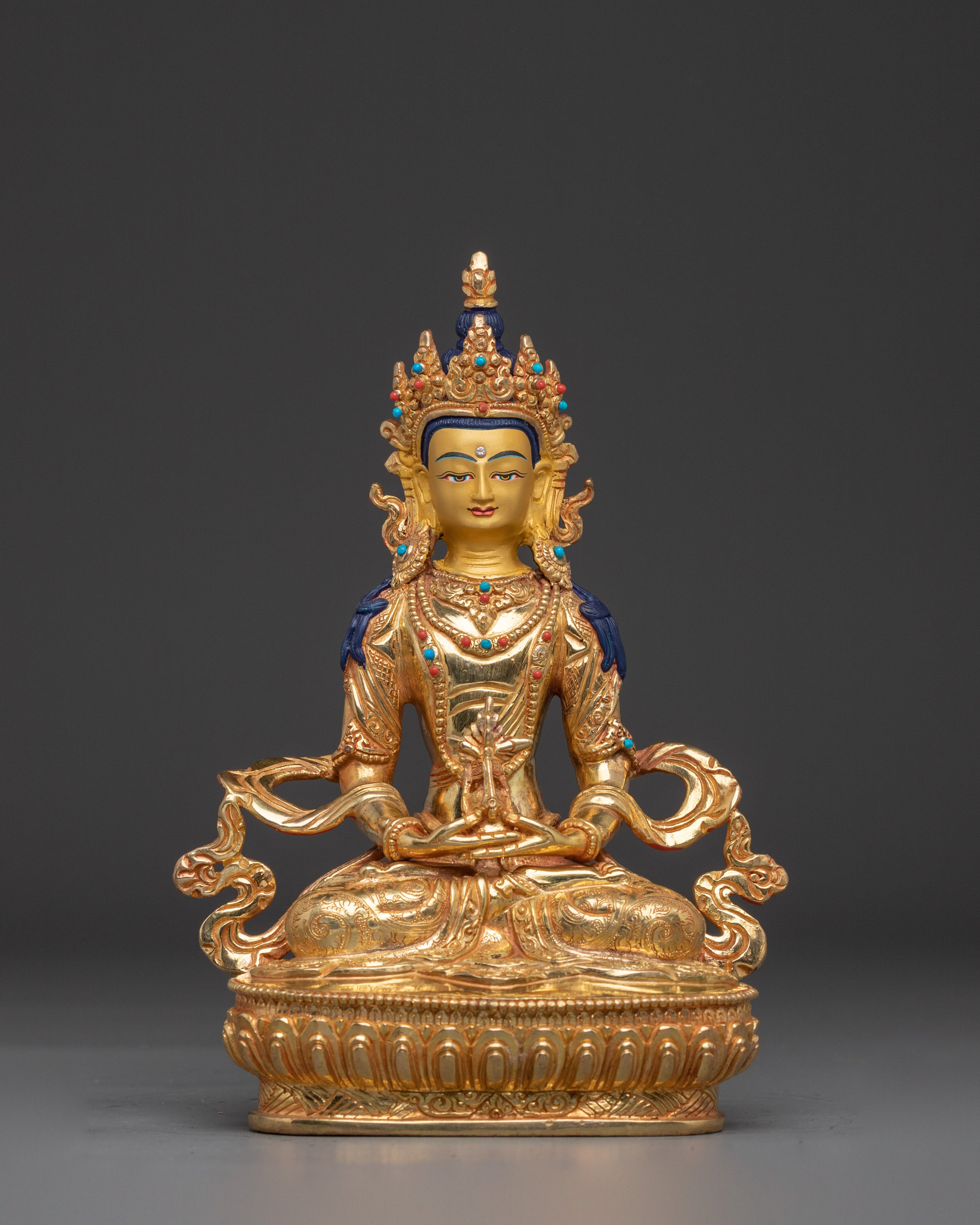  Amitayus copper statue