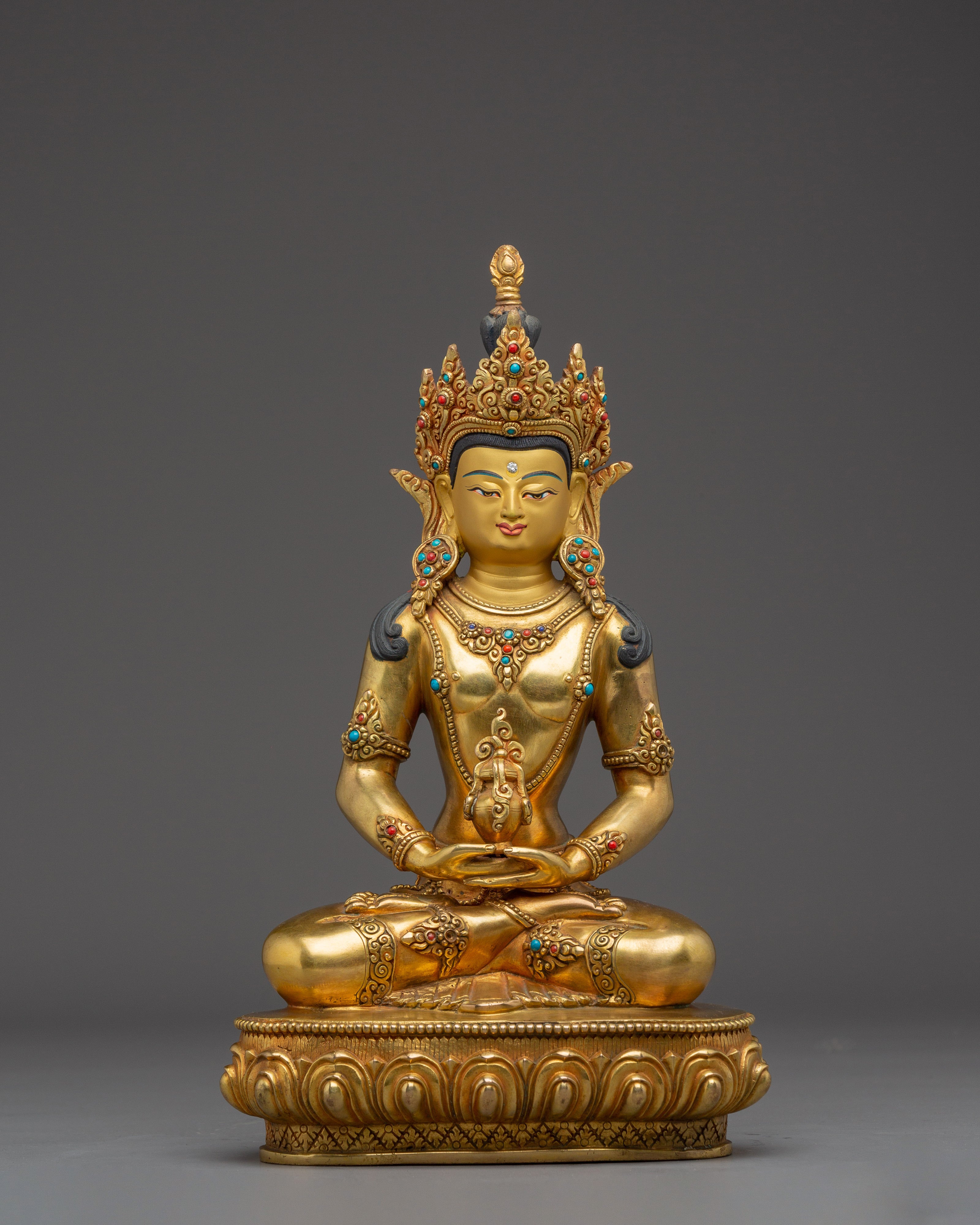 Sacred Buddhist Artwork of Amitayus 