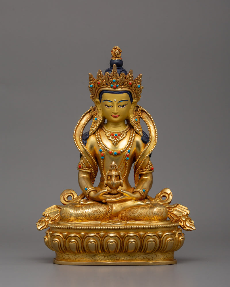 handmade-statue-of-tibetan-deity-amitayus