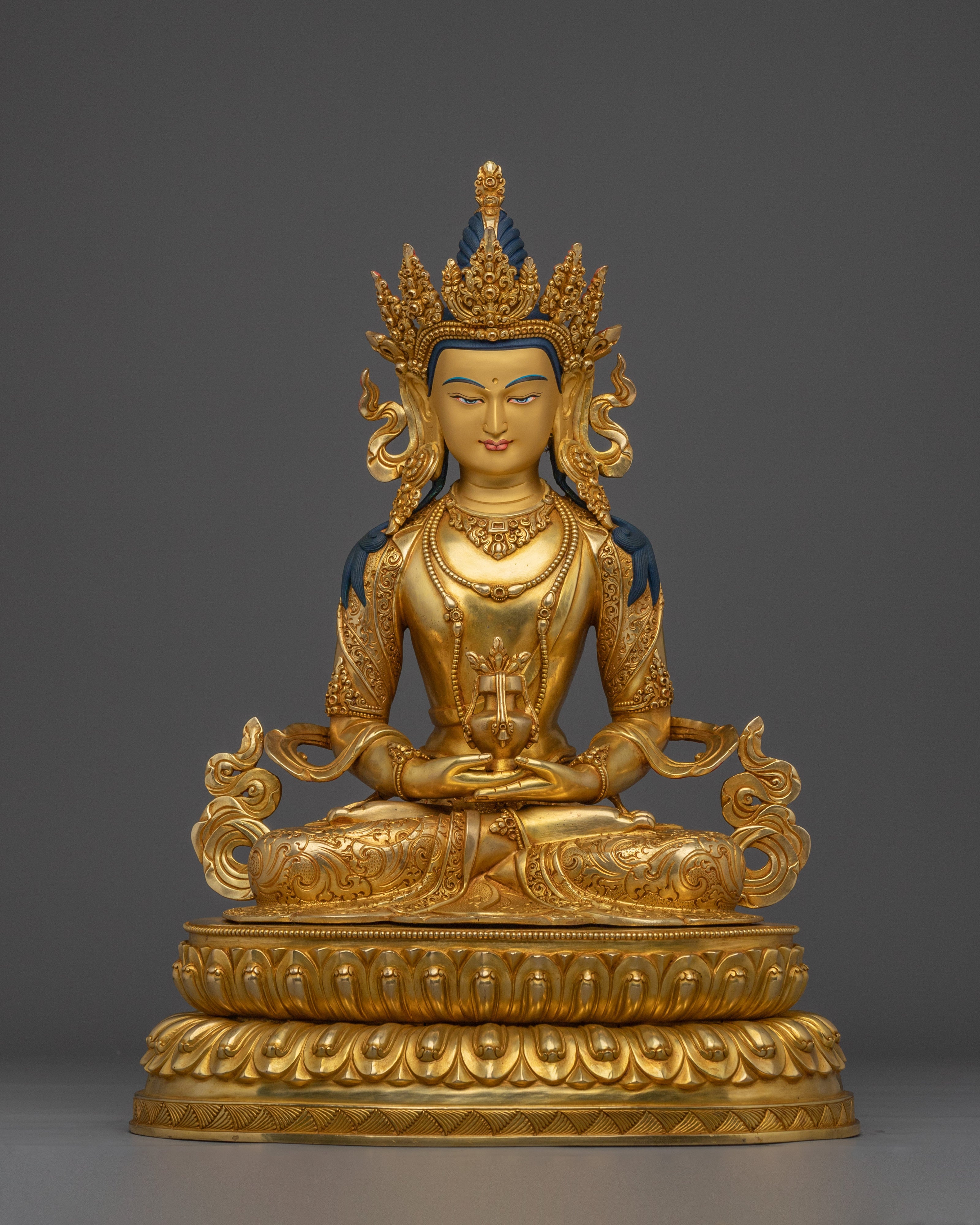 Golden Handmade Statue of Amitayus