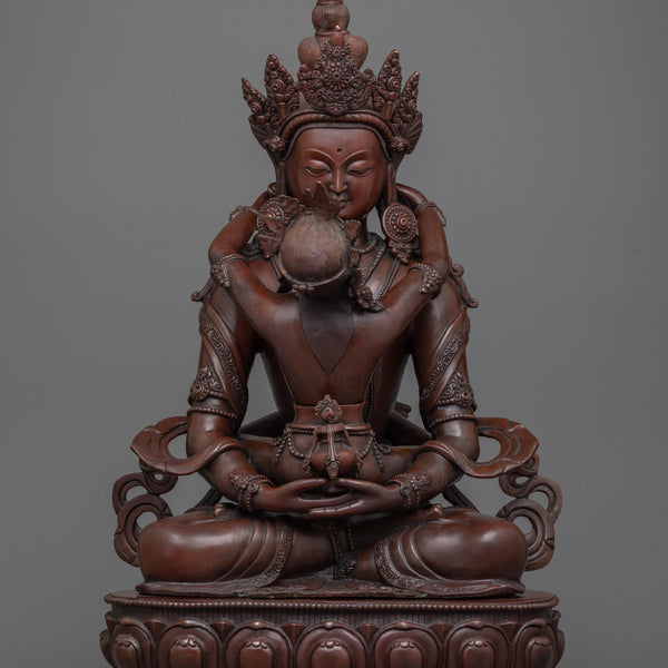 人気特価激安 AmitayusWithConsortStatue_600x 絵画