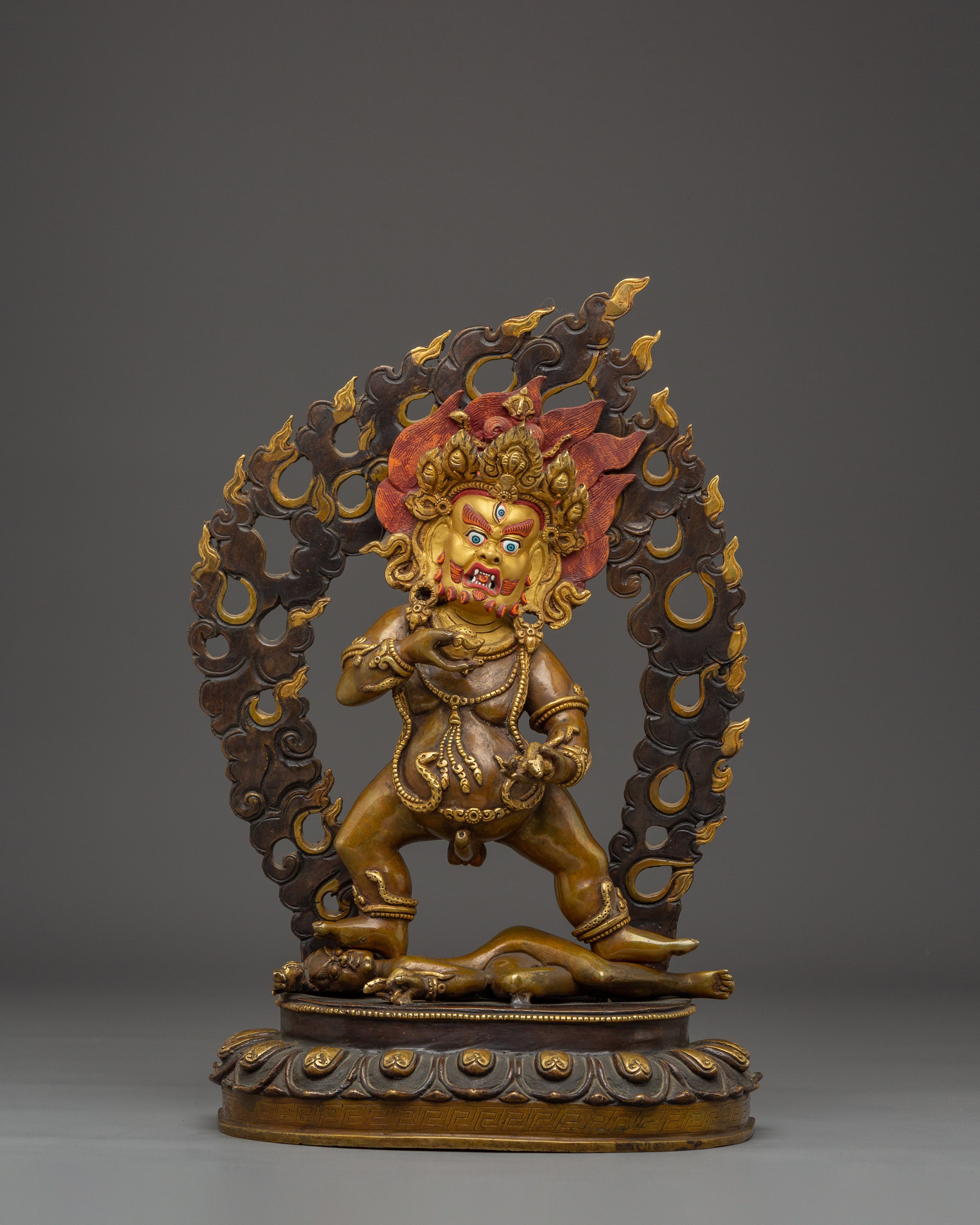 Wealth Lord Black Dzambhala Statue