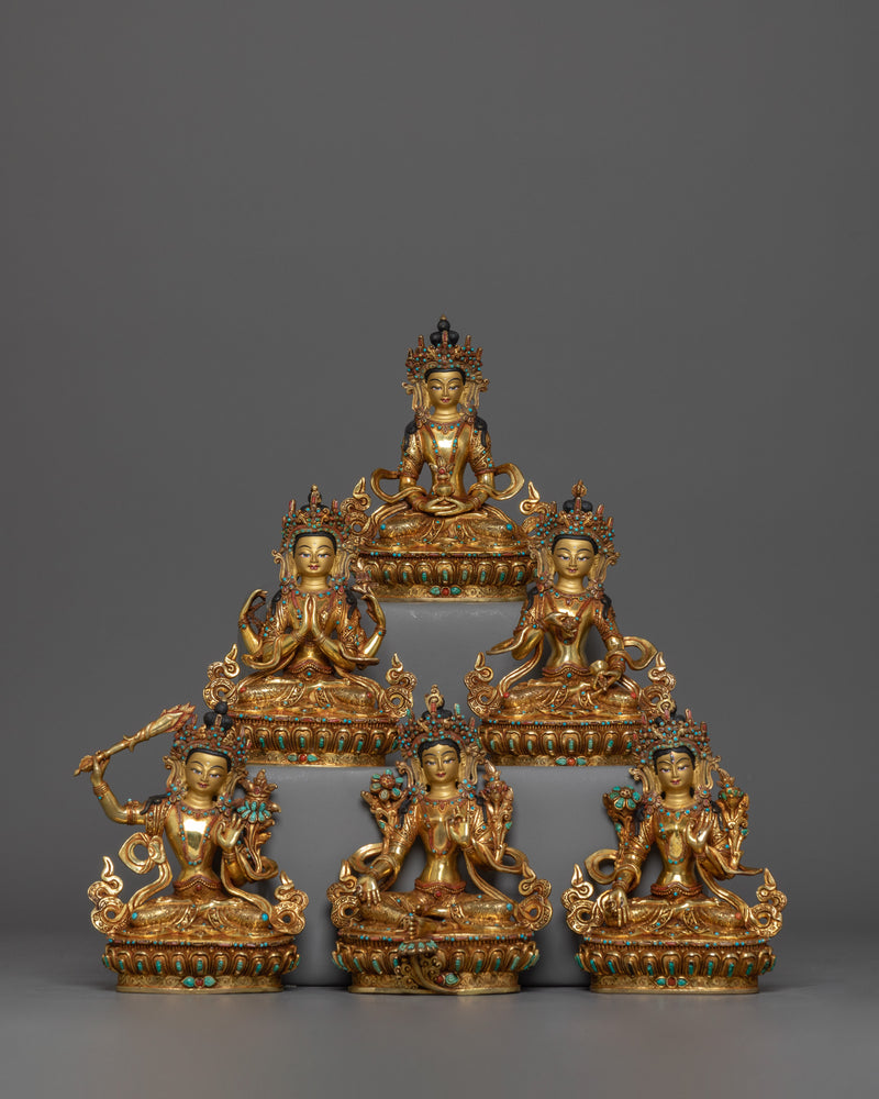 himalayan-handmade-statue-set-of-bodhisattva