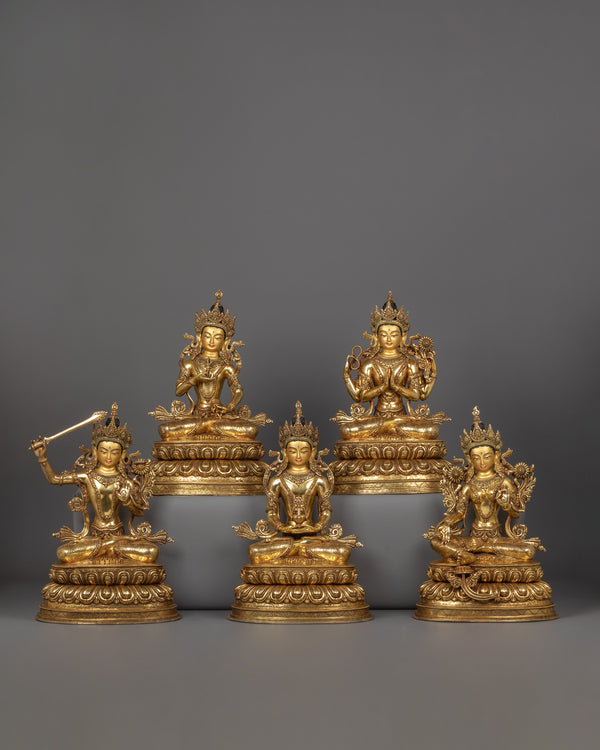 Beautiful Five Bodhisattva Set 