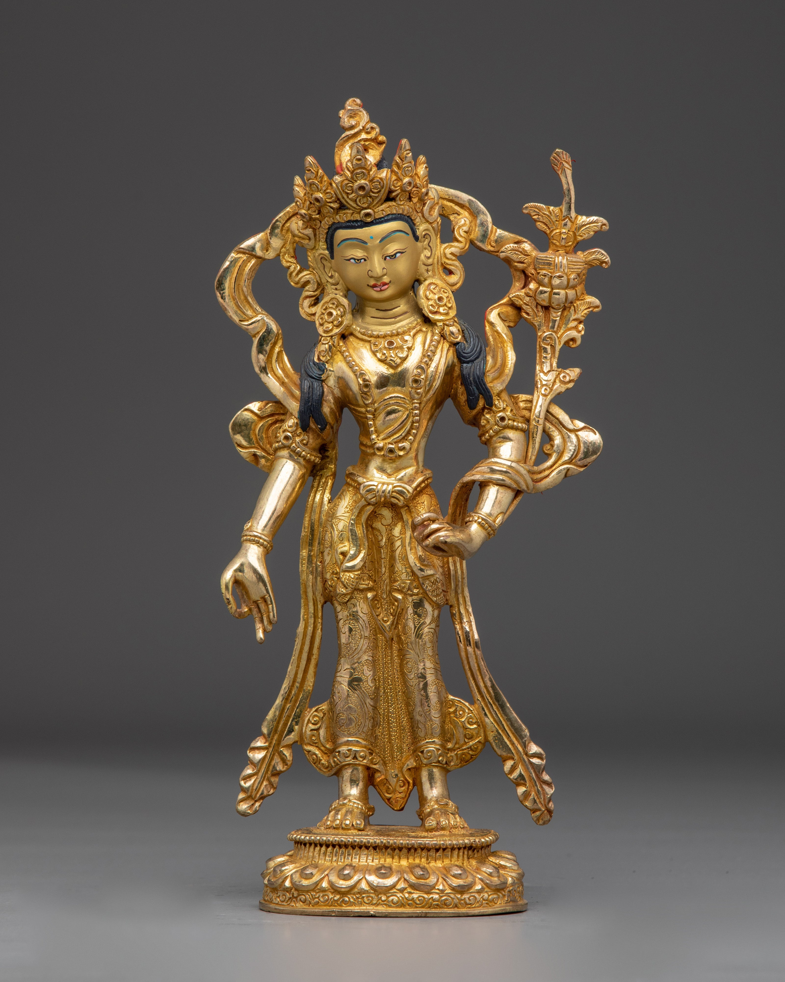 Buddhist Icon Bodhisattva | Traditional Himalayan Artwork
