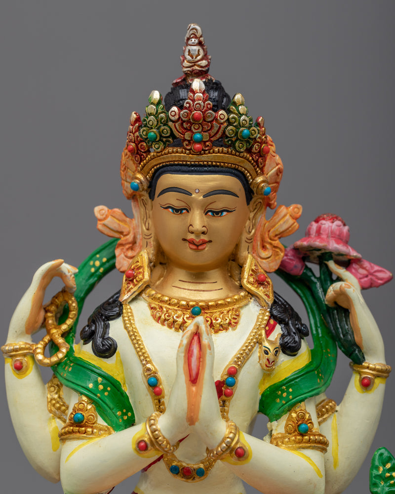 Guanyin Bodhisattva Statue "Chenrezig" | Unveil Compassion in Your Home
