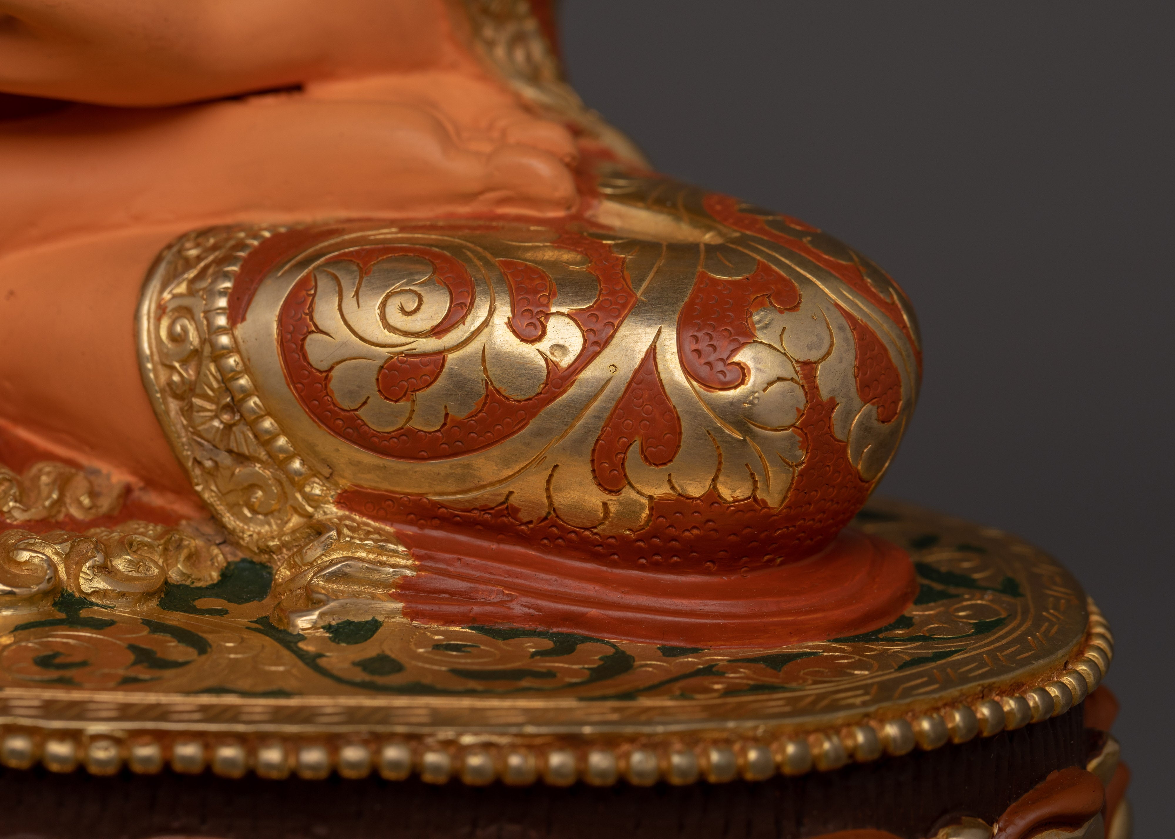 Majestic Representation of Tranquil Crown Shakyamuni Buddha | Buddha’s Royal Grace