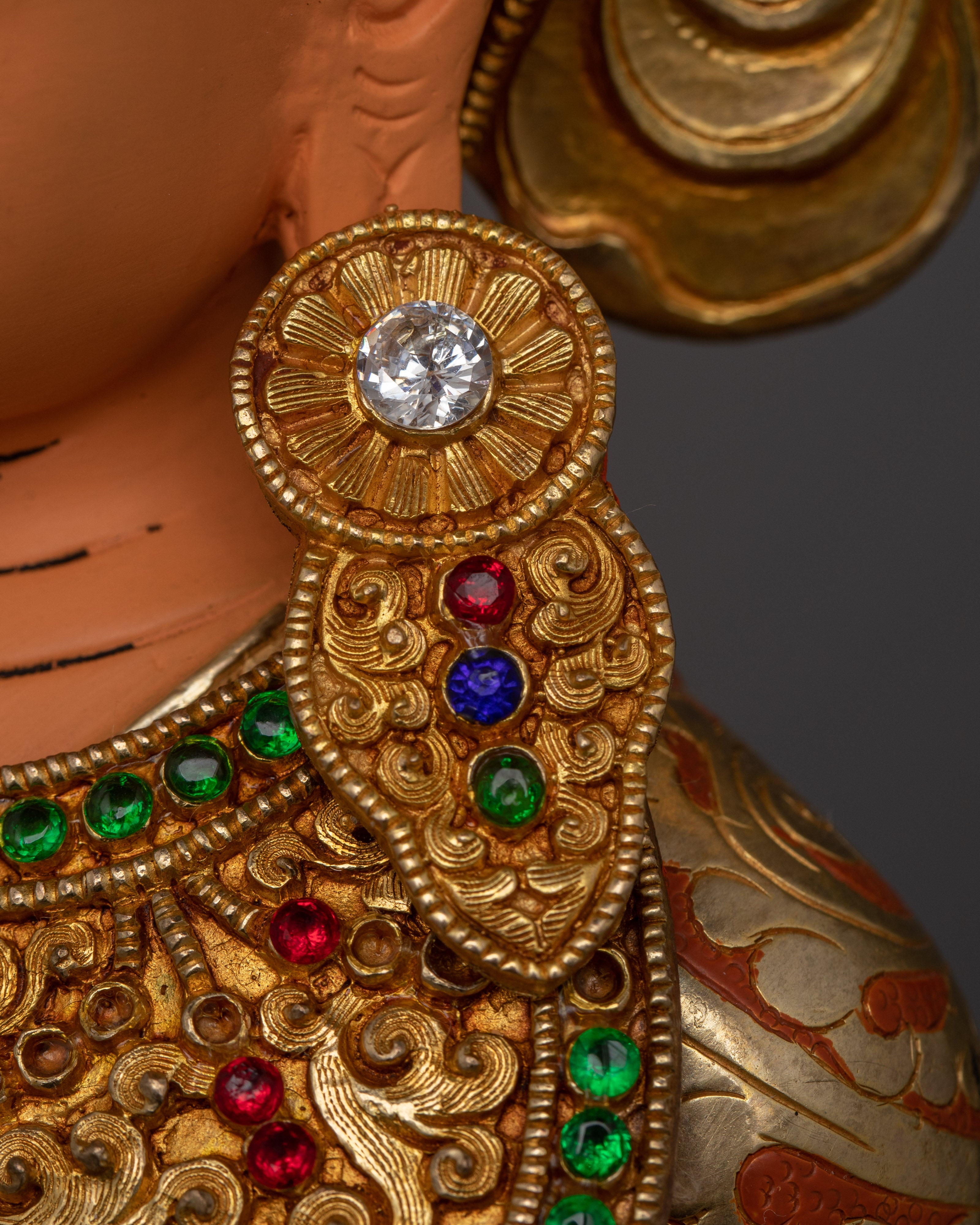 Majestic Representation of Tranquil Crown Shakyamuni Buddha | Buddha’s Royal Grace