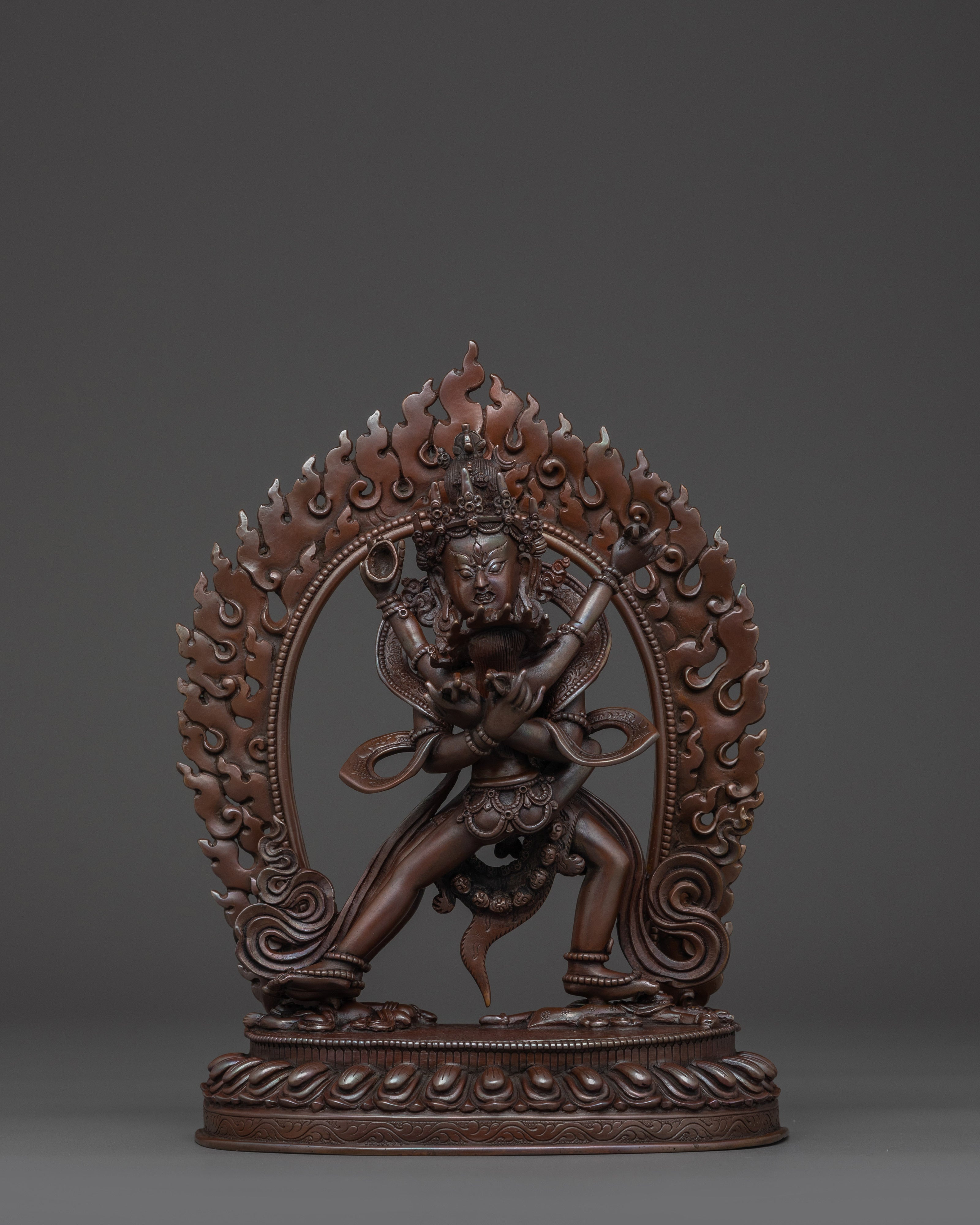 Chakrasamvara Copper Statue 