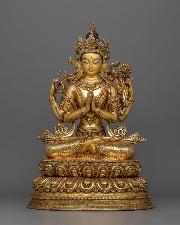 handmade-figurine-of-chenrezig