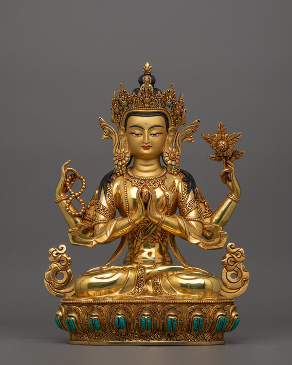 Bodhisattva of Compassion Chenresig Sculpture