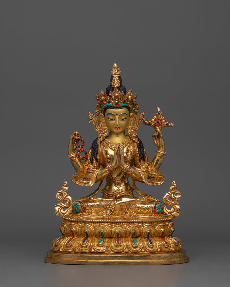 handmade-sculpture-of-chenresig
