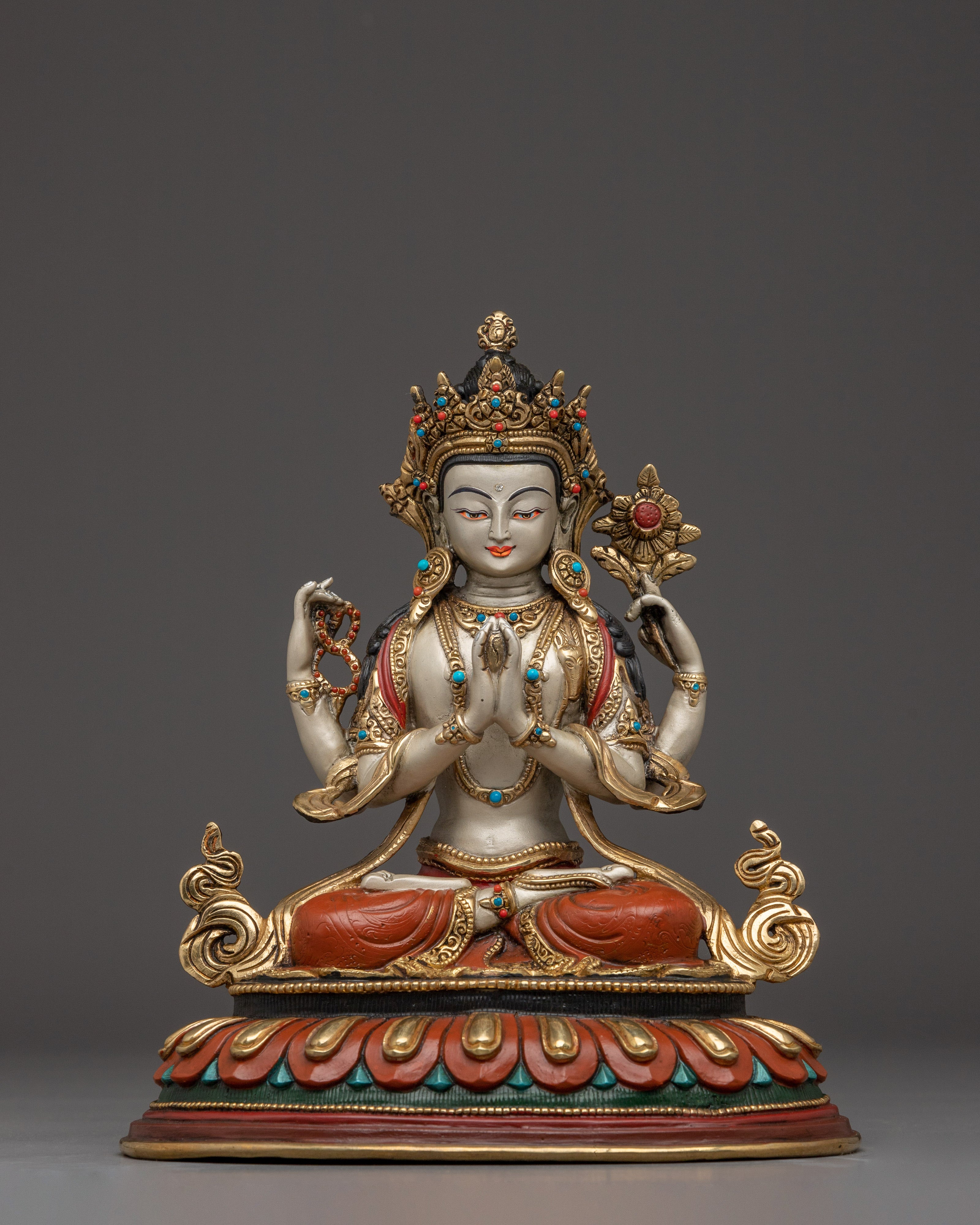 Traditional  Artwork of Chenrezig | Bodhisattva of Compassion