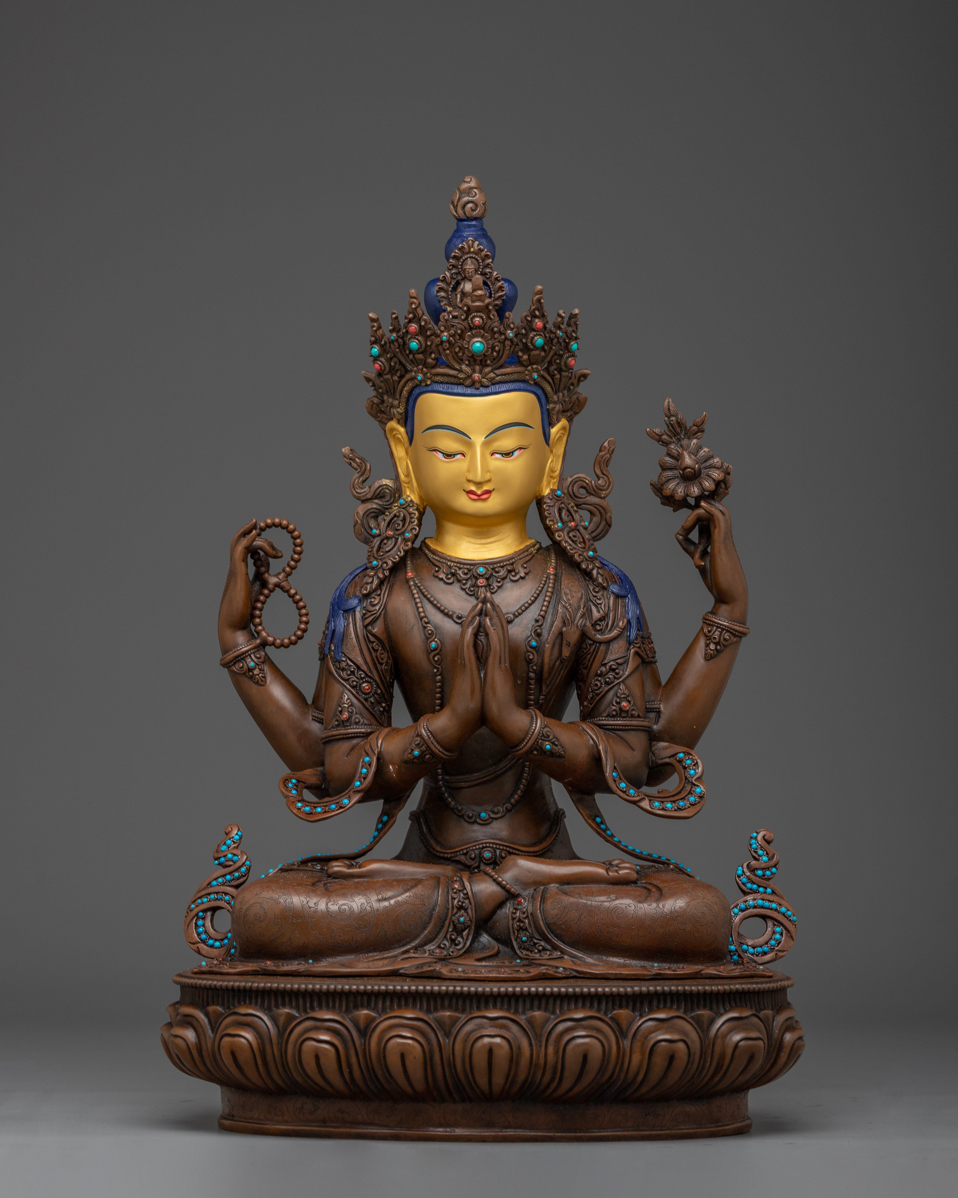 Chenrezig Statue: Infinite Compassion Bodhisattva