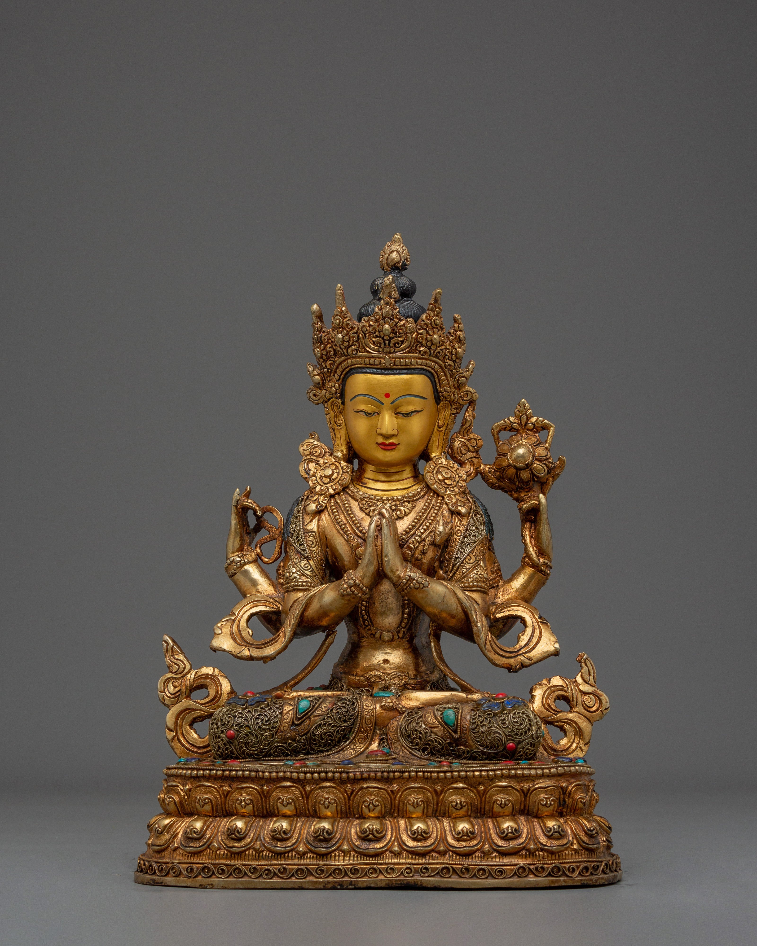 Spiritual Guardian Chenrezig Statue