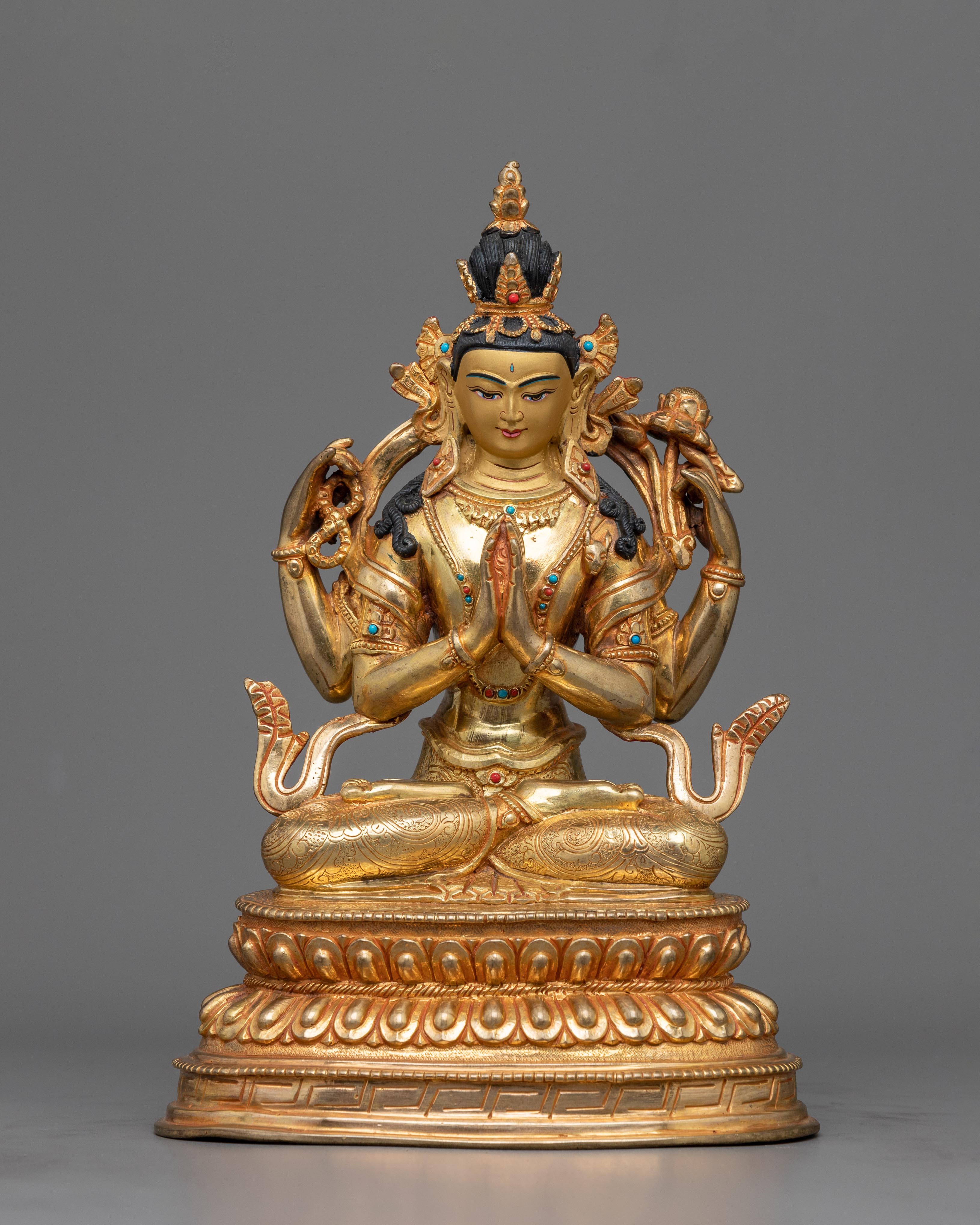 Chenrezig Compassionate Boddhisattva | Hand-Crafted by Skilled Nepali Artists