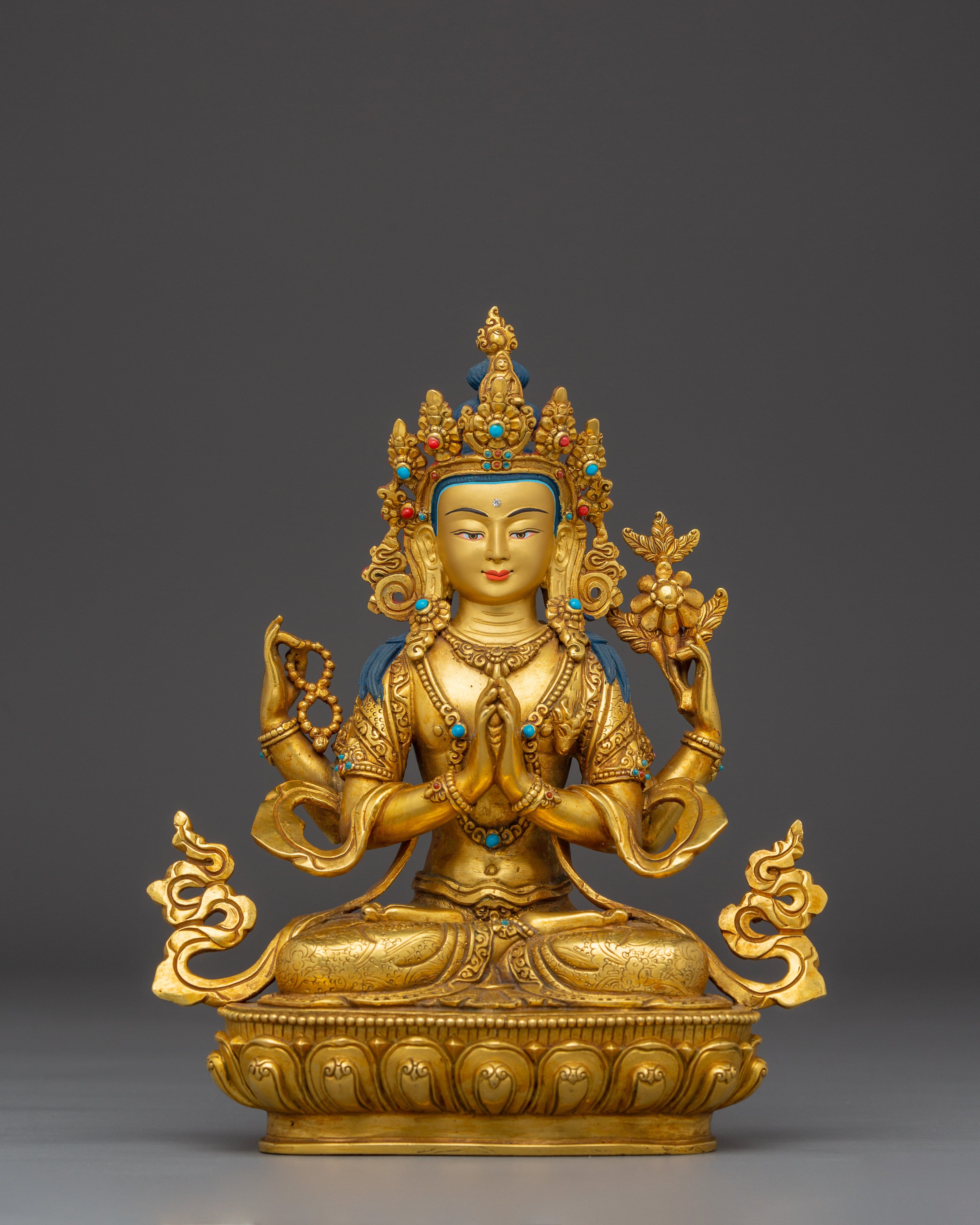 Peaceful Statue of Chenrezig