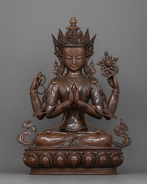 chenresig meditation statue