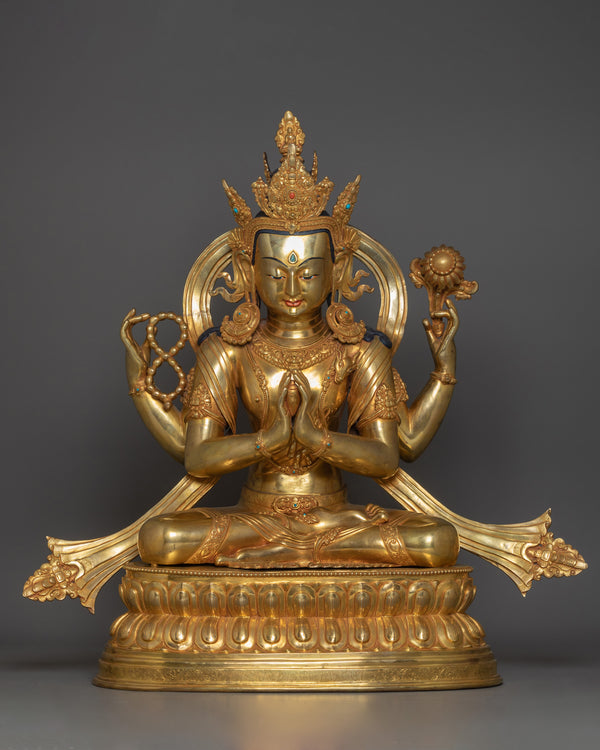 handcrafted-figurine-of-chenrezig
