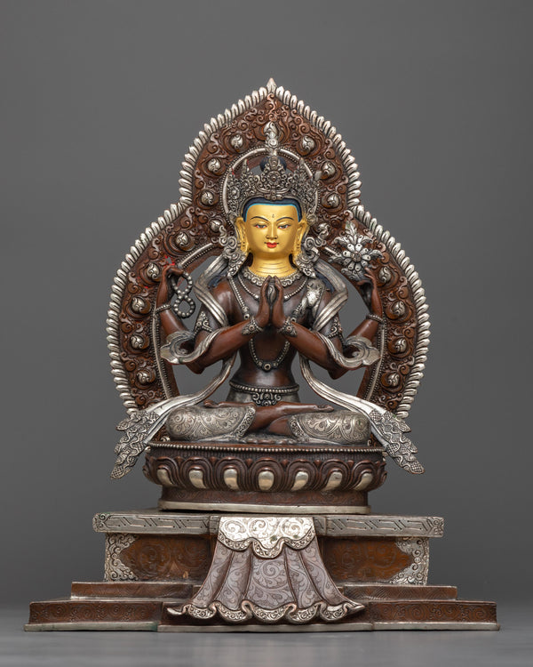 chenrezig-bodhisattva sculpture