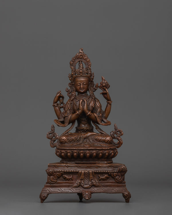 four-armed-bodhisattva-sculpture