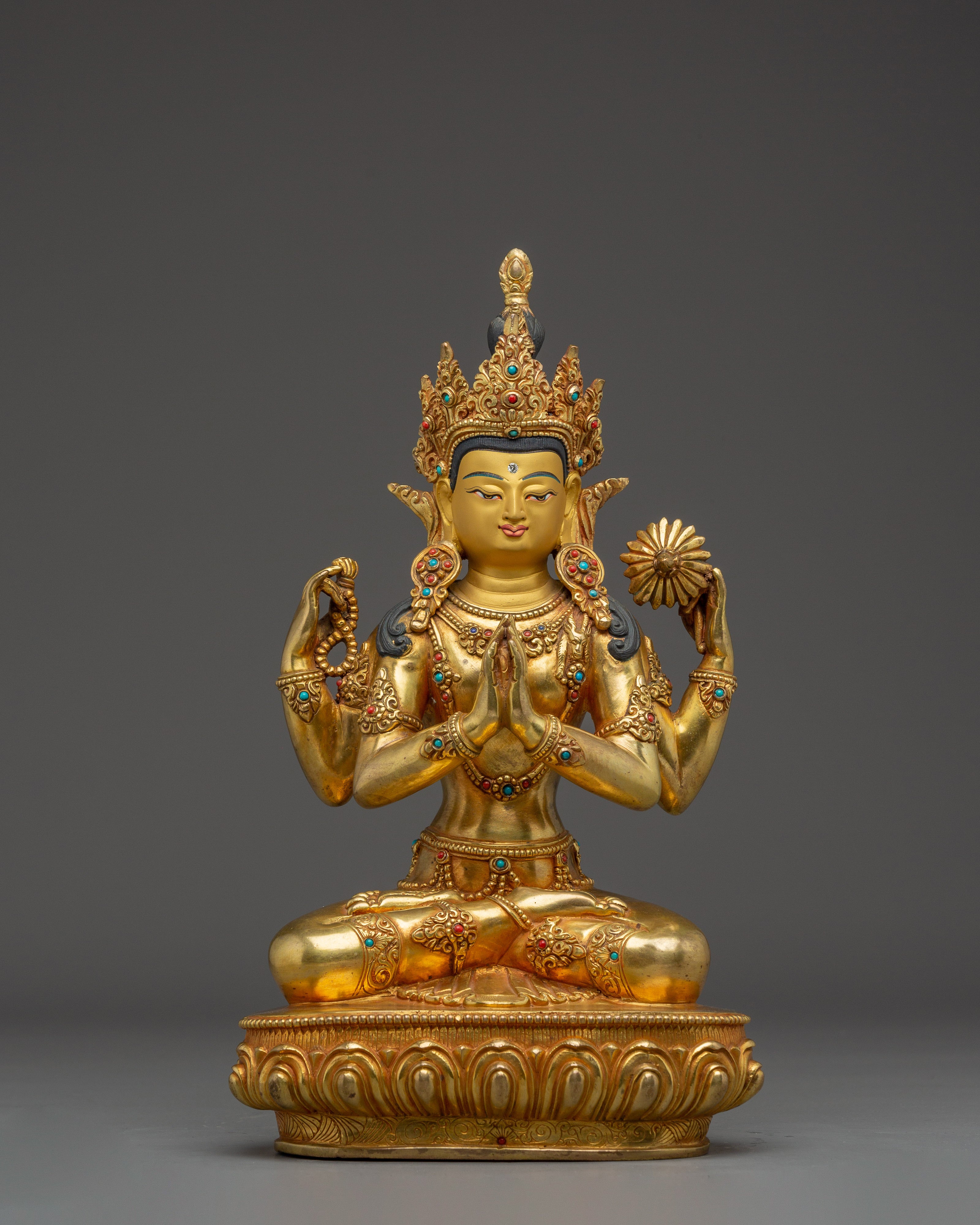 handmade-himalayan-avalokiteshvara-statue